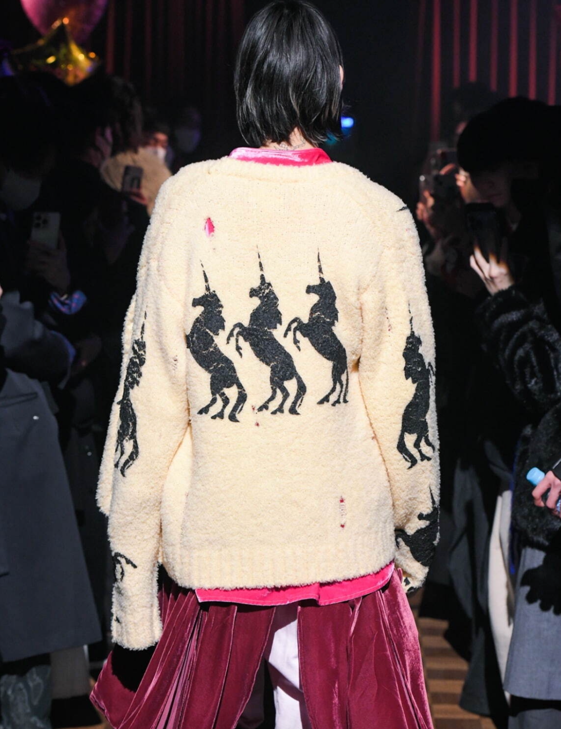 UNICORN GRUNGE CARDIGAN
