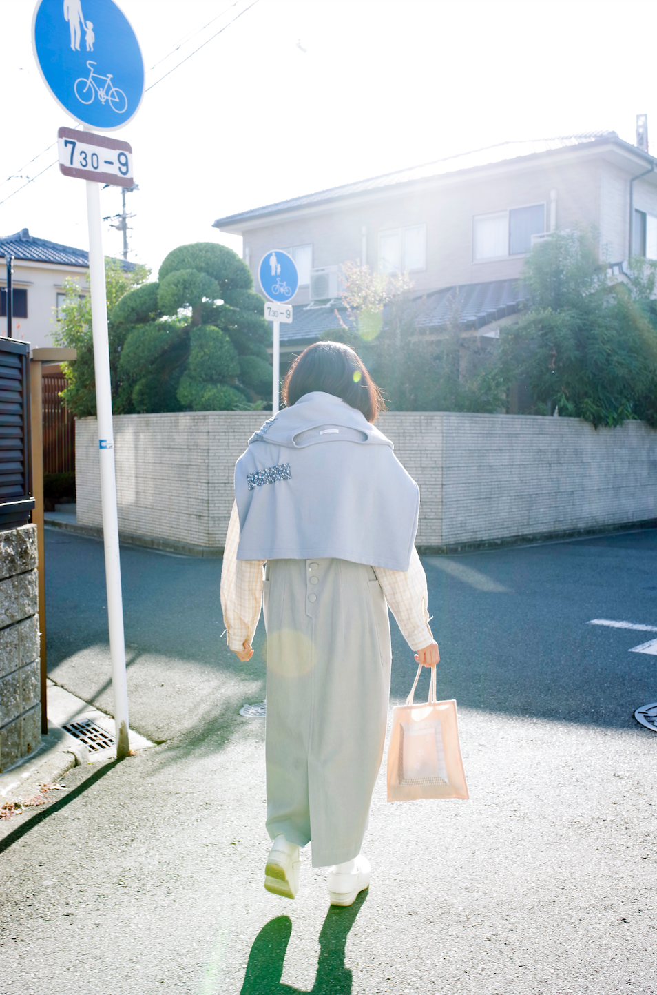 futatsukukuri / ボタンのワンピース / blue
