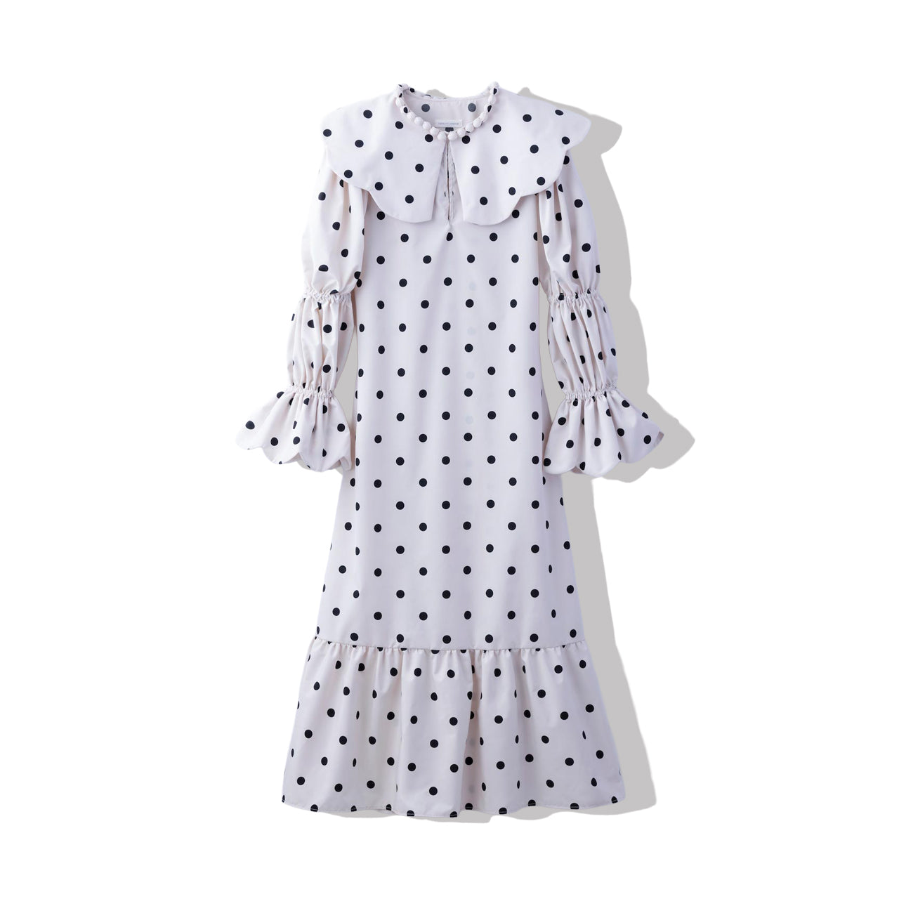 natsumi osawa/pearl scalloped dress #dot