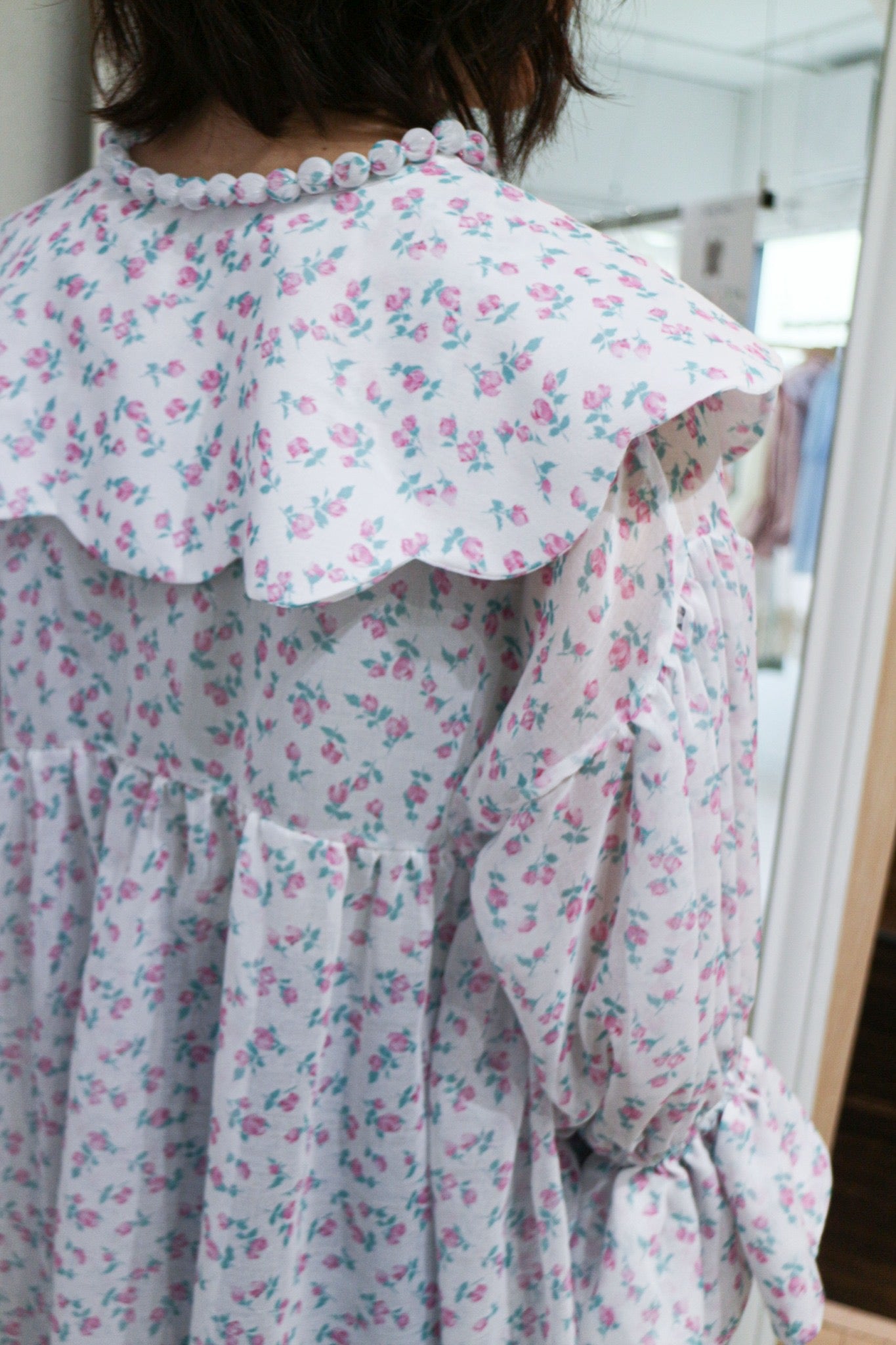 【custom order】natsumi osawa/pearl scalloped tunic※受注商品となります/9月2日(火)22:00締切となります