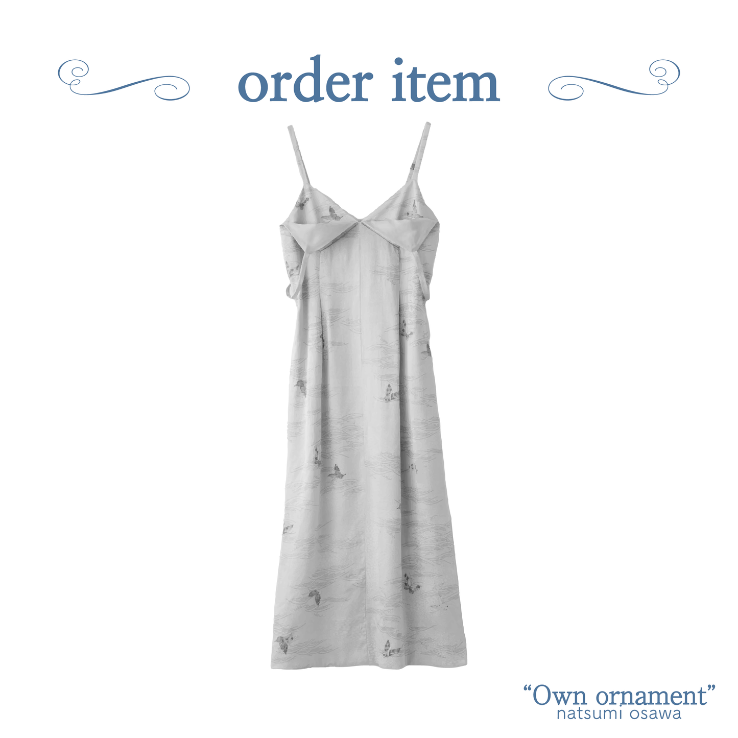 【custom order】natsumi osawa/kimono dress ※受注商品となります/9月2日(火)22:00締切となります