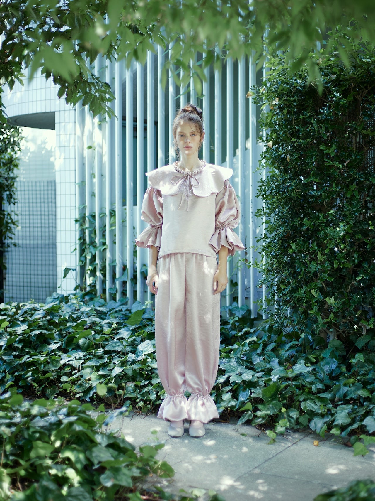 natsumi osawa/pearl scalloped blouse