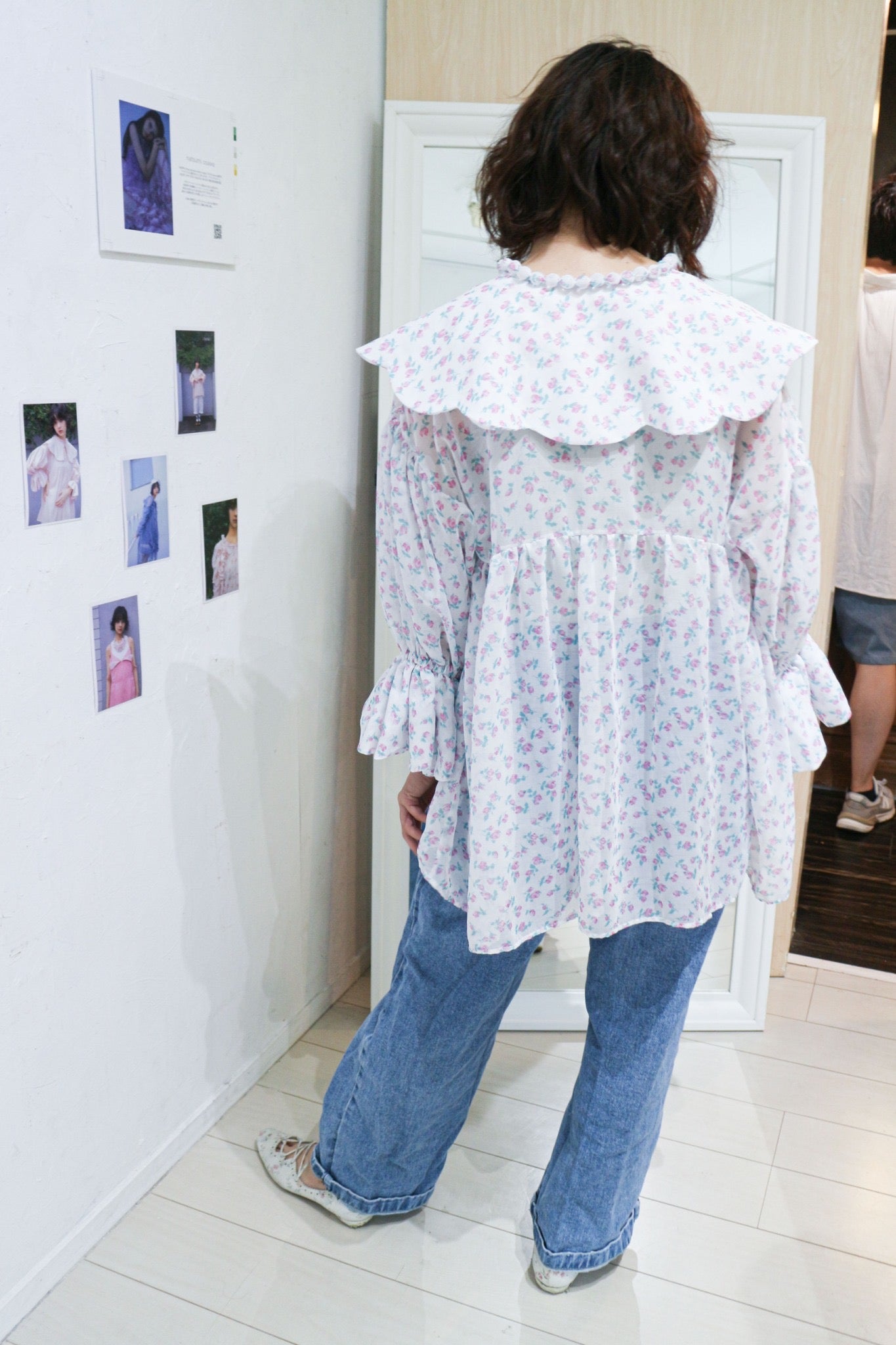 【custom order】natsumi osawa/pearl scalloped tunic※受注商品となります/9月2日(火)22:00締切となります