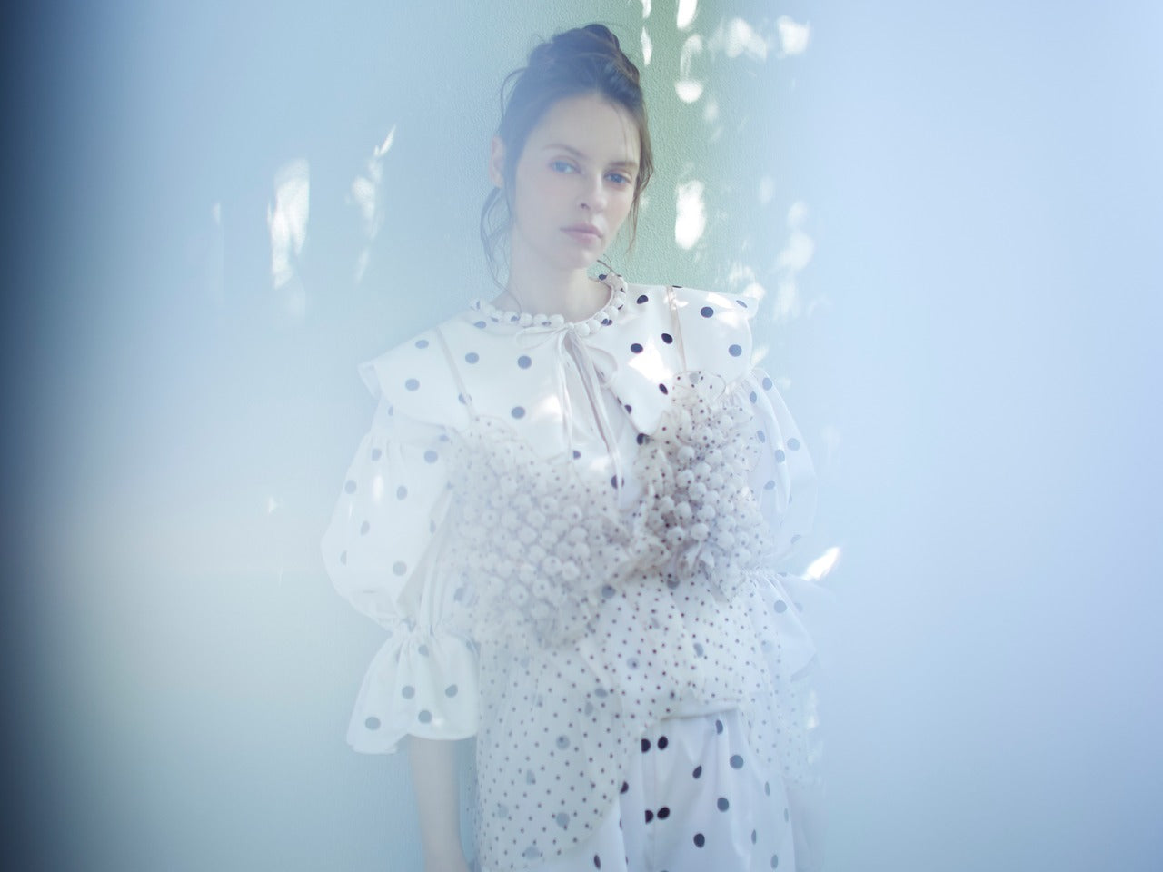 natsumi osawa/pearl scalloped blouse
