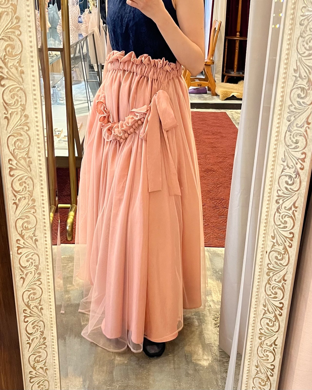 natsumi osawa/shibori gathered skirt