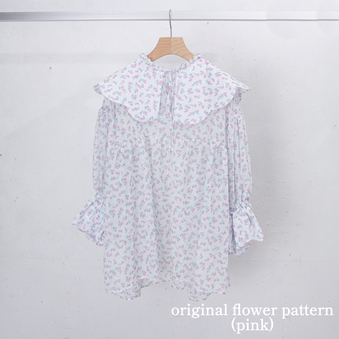 【custom order】natsumi osawa/pearl scalloped tunic※受注商品となります/9月2日(火)22:00締切となります