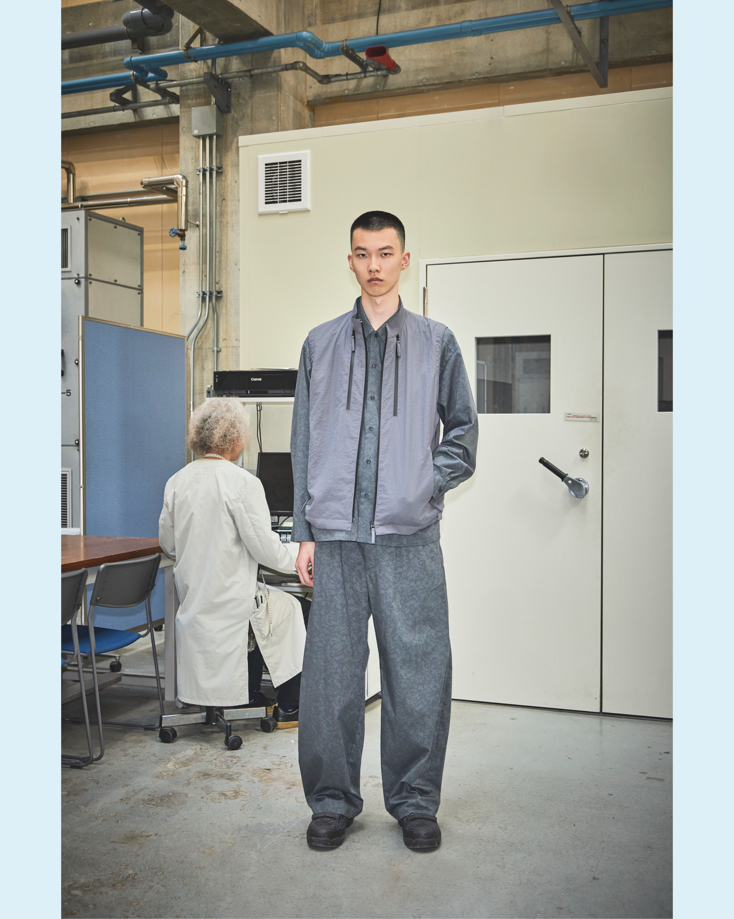 HIDESIGN / Comfotable Pants / gray