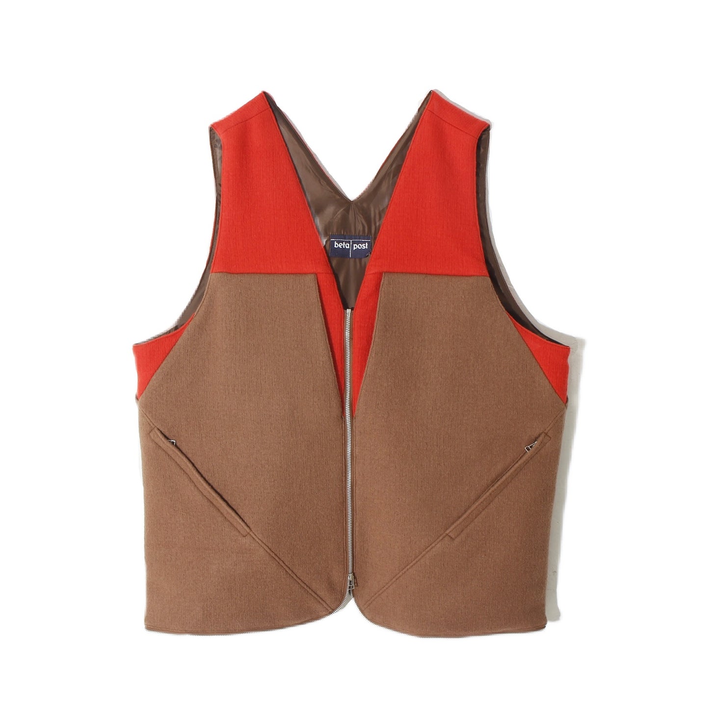 vestbag / beige×orange