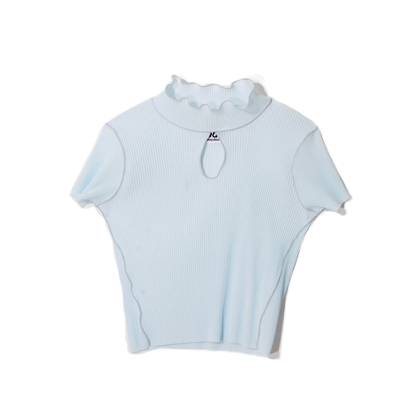 to do kotohayokozawa /High neck tiny top / LT.blue