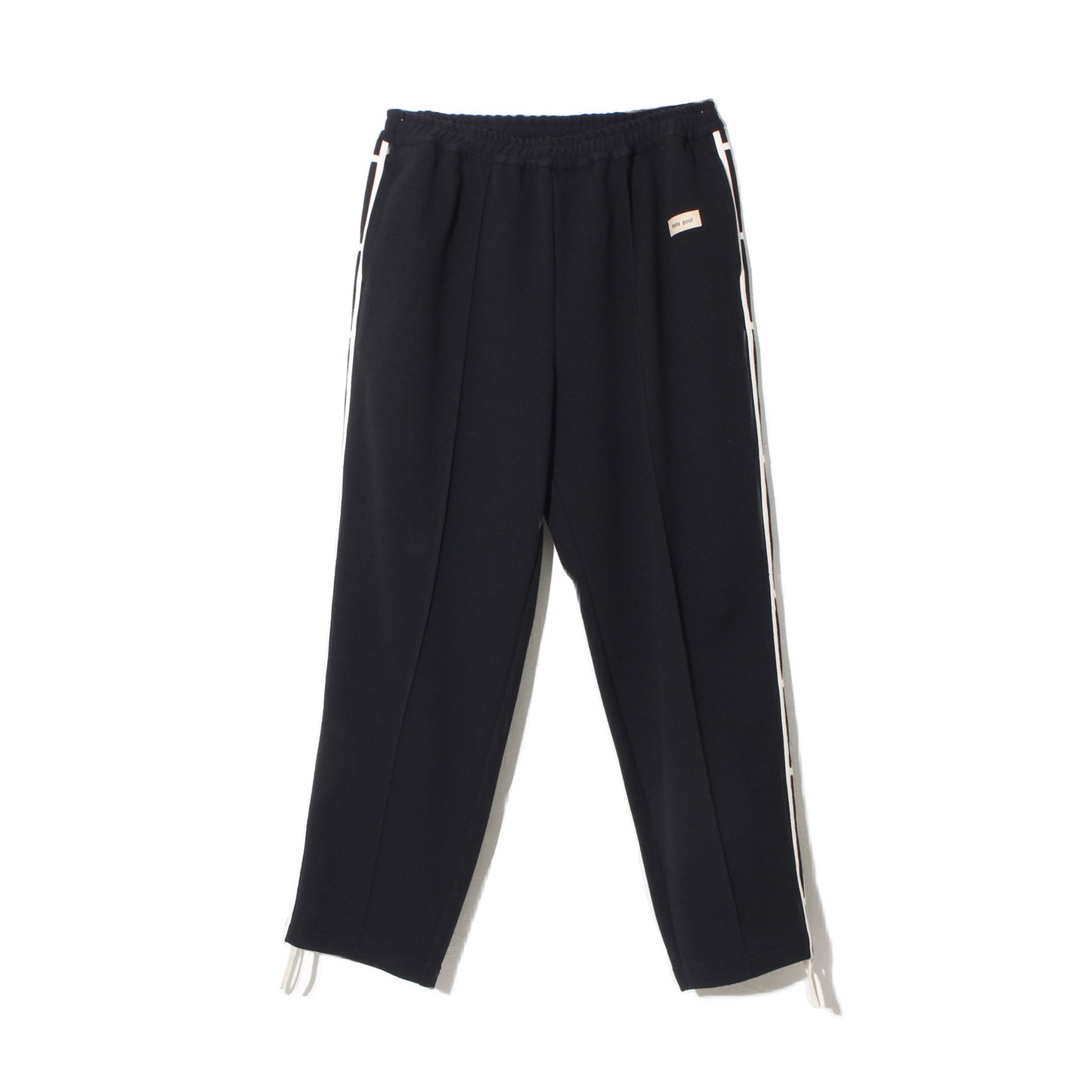"amida" line track pants / black