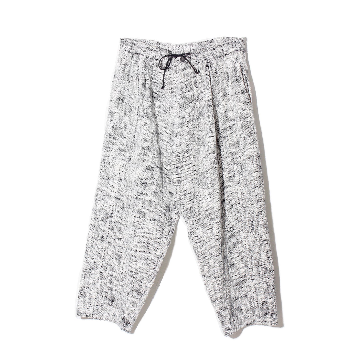 0 Count KhadiCotton Switching Wide Pants/ navy×white
