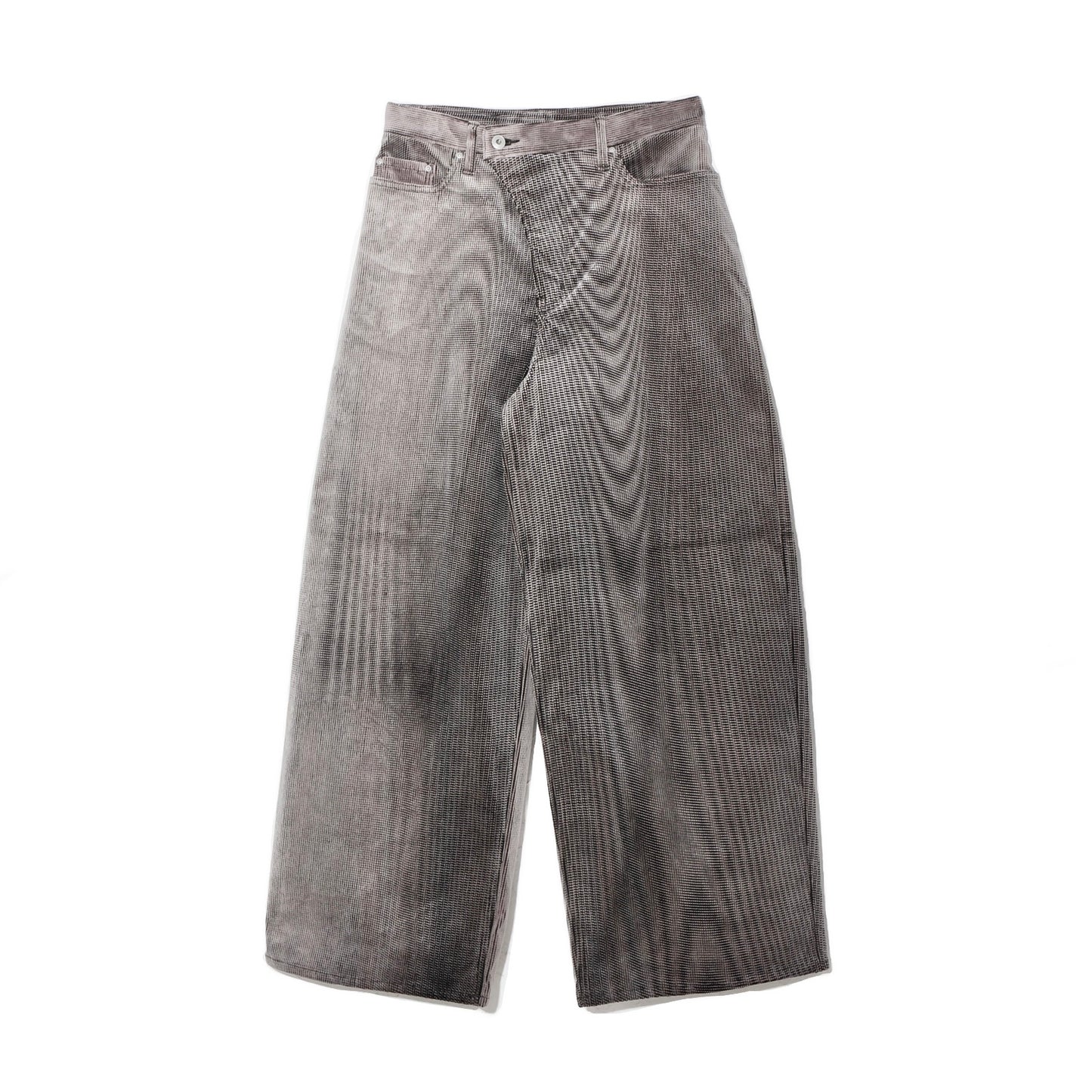 mirage_ bleach_corduroy_pants / black