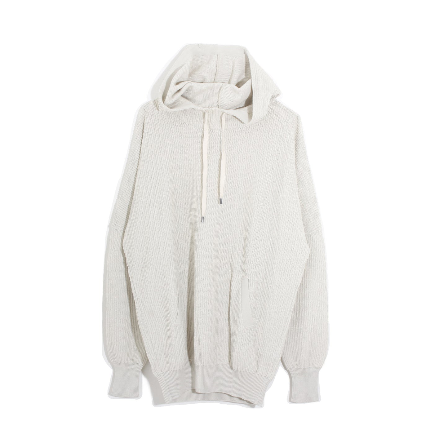 Cotton coarsely hoody /offwhite