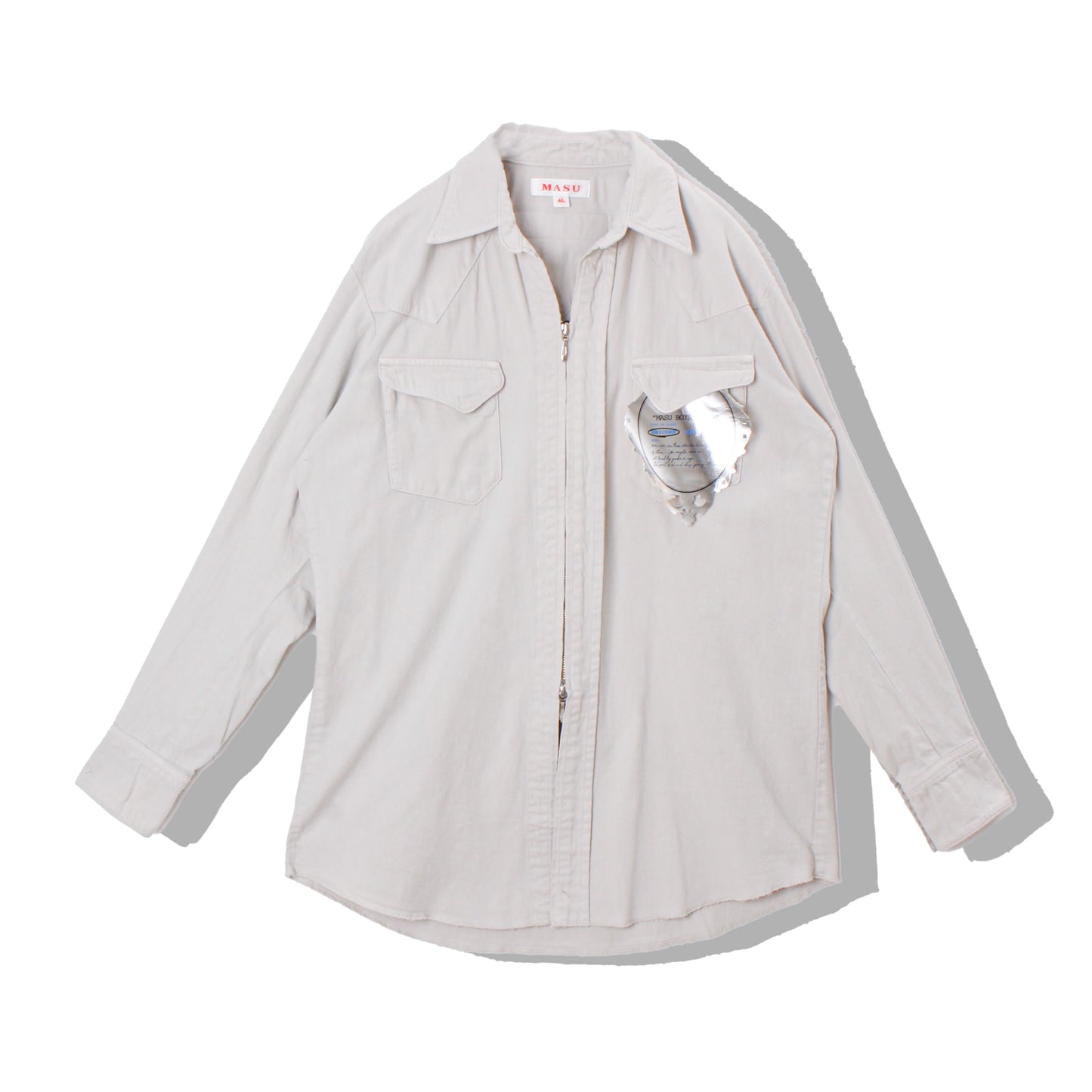 "MASUBOYS" WESTERN SHIRT (GARMENT DYE) / SAND