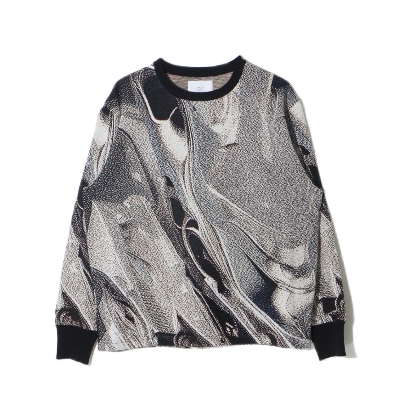 weld_knit_sweater / silver