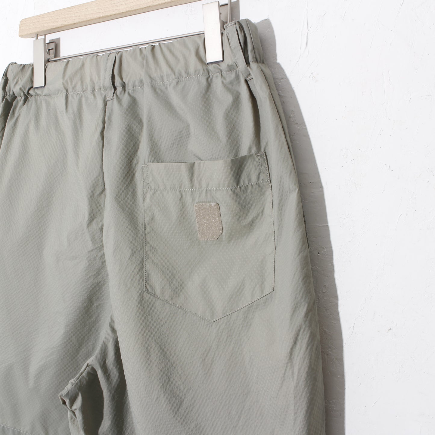 NYLON RIPSTOP SHORTS / mos grey