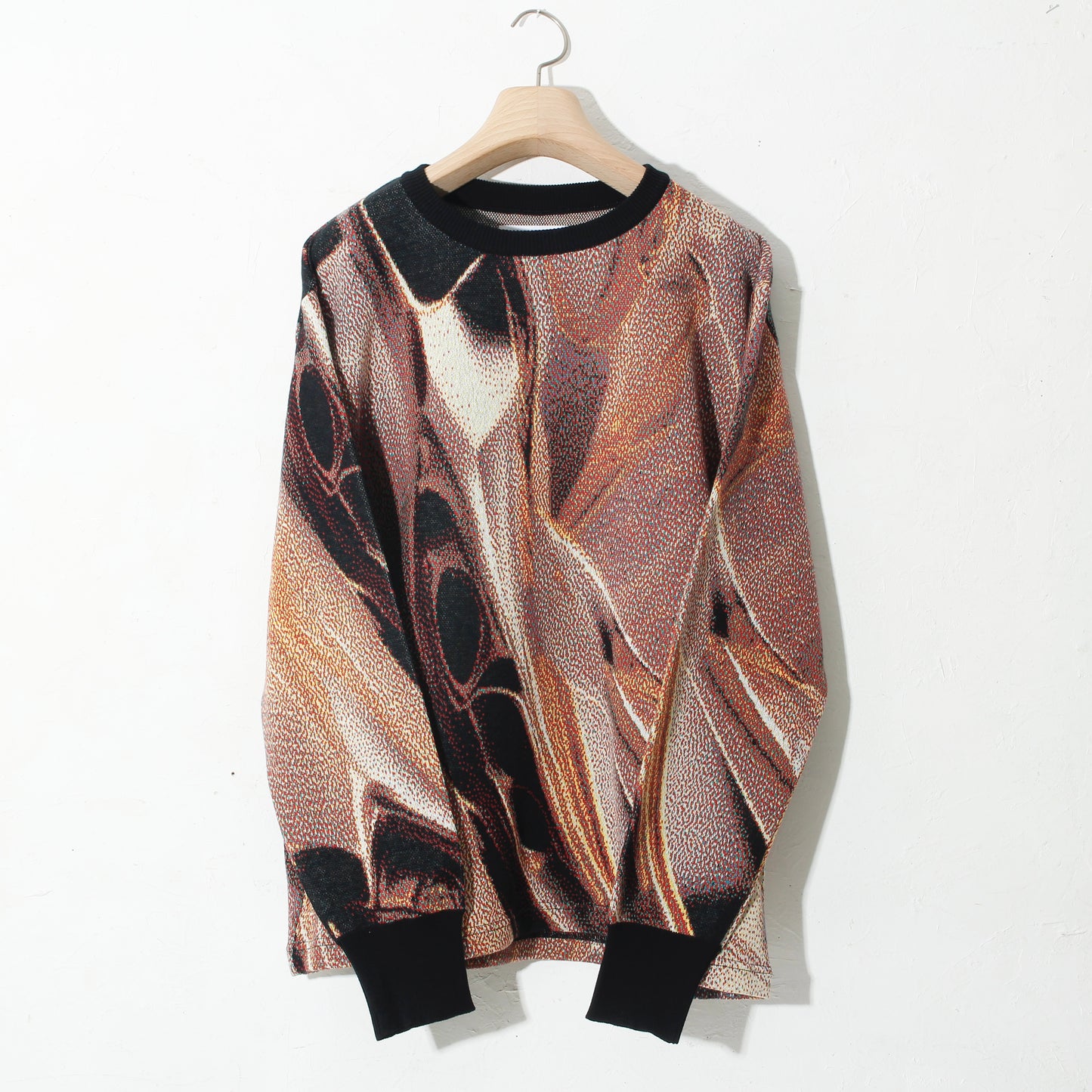 weld_knit_sweater / gold