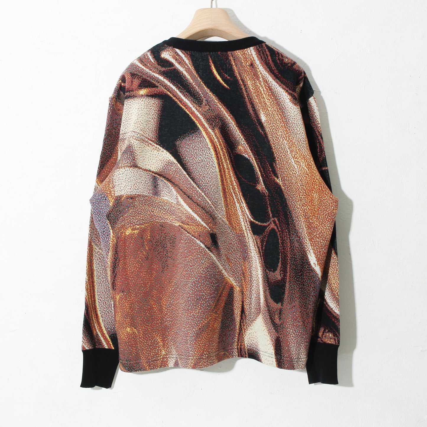 weld_knit_sweater / gold