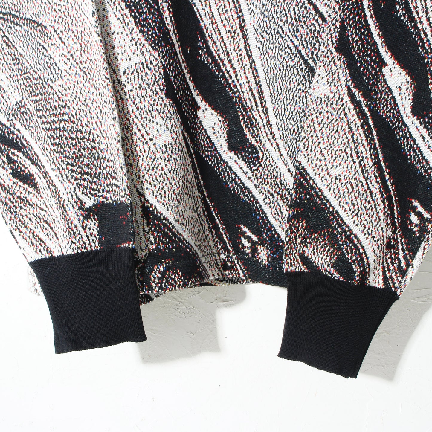 weld_knit_sweater / silver
