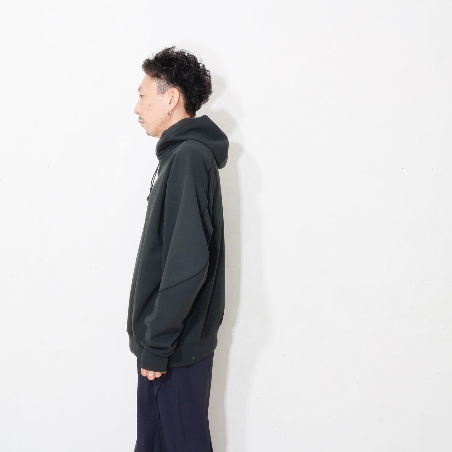 HIDESIGN / TEMP-TUNE Hoodie / green navy /<br>※受注生産商品となります