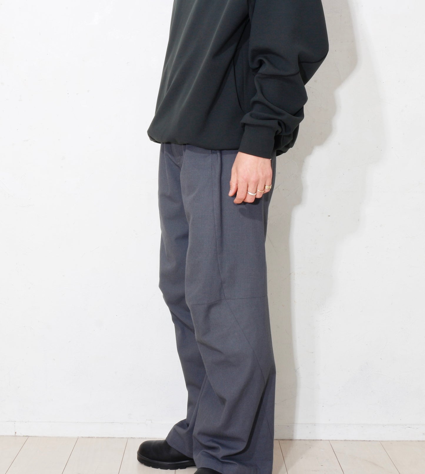 HIDESIGN / THE Constructor Pants / charcoal gray <br>※受注生産商品となります