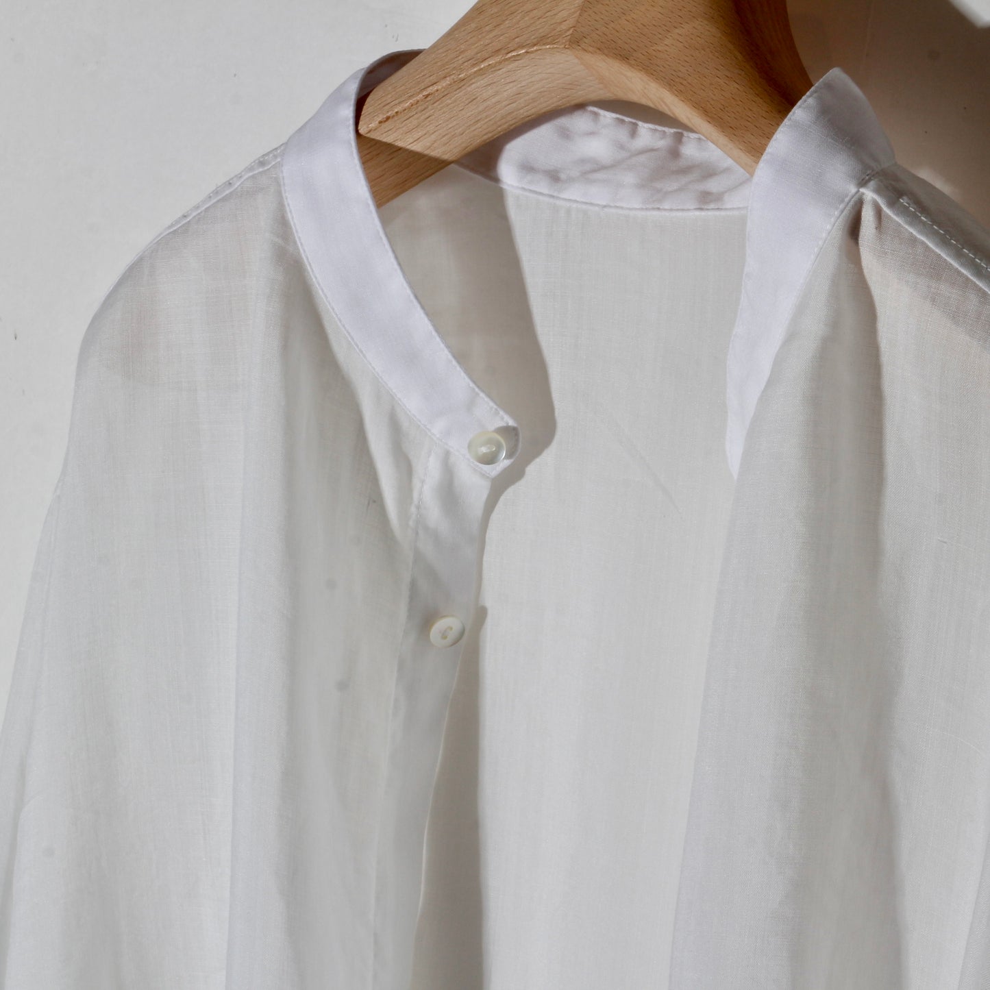 ラミーシルクシャツ / 白