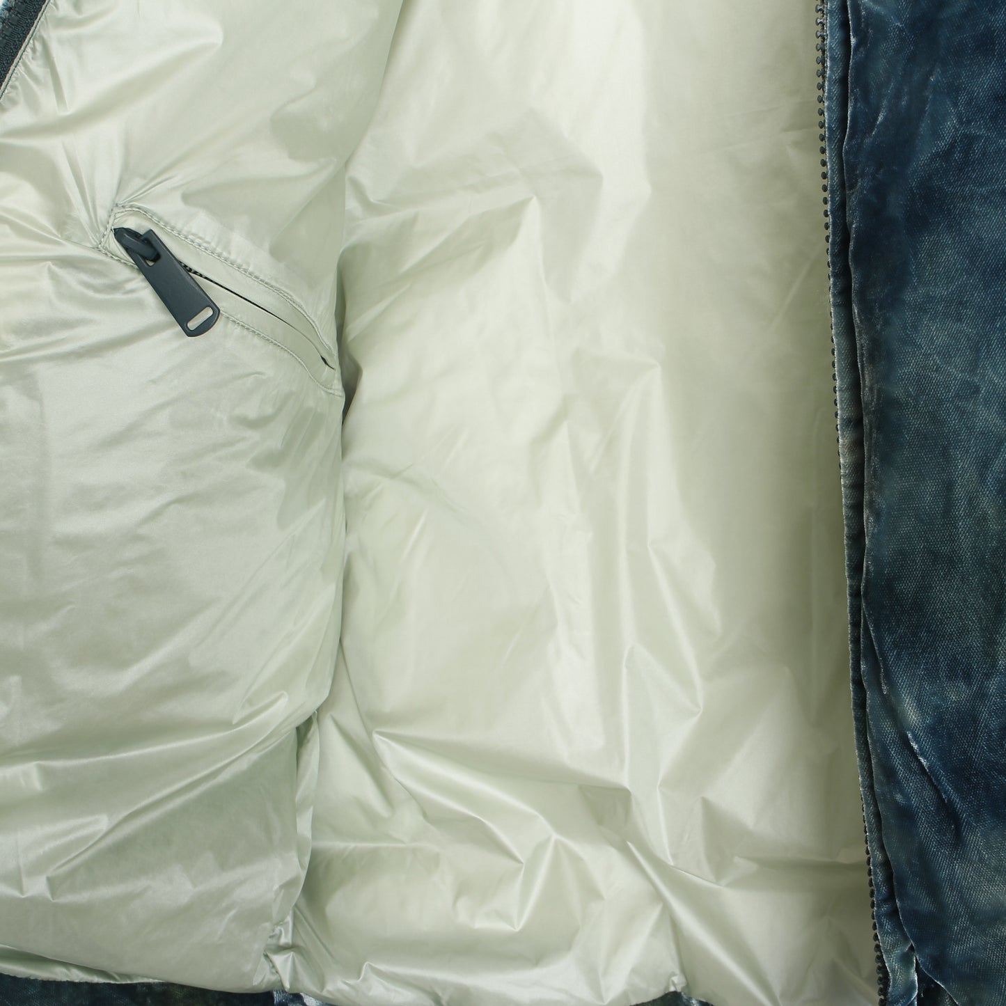 VELVET PUFFER JACKET / EMERALD