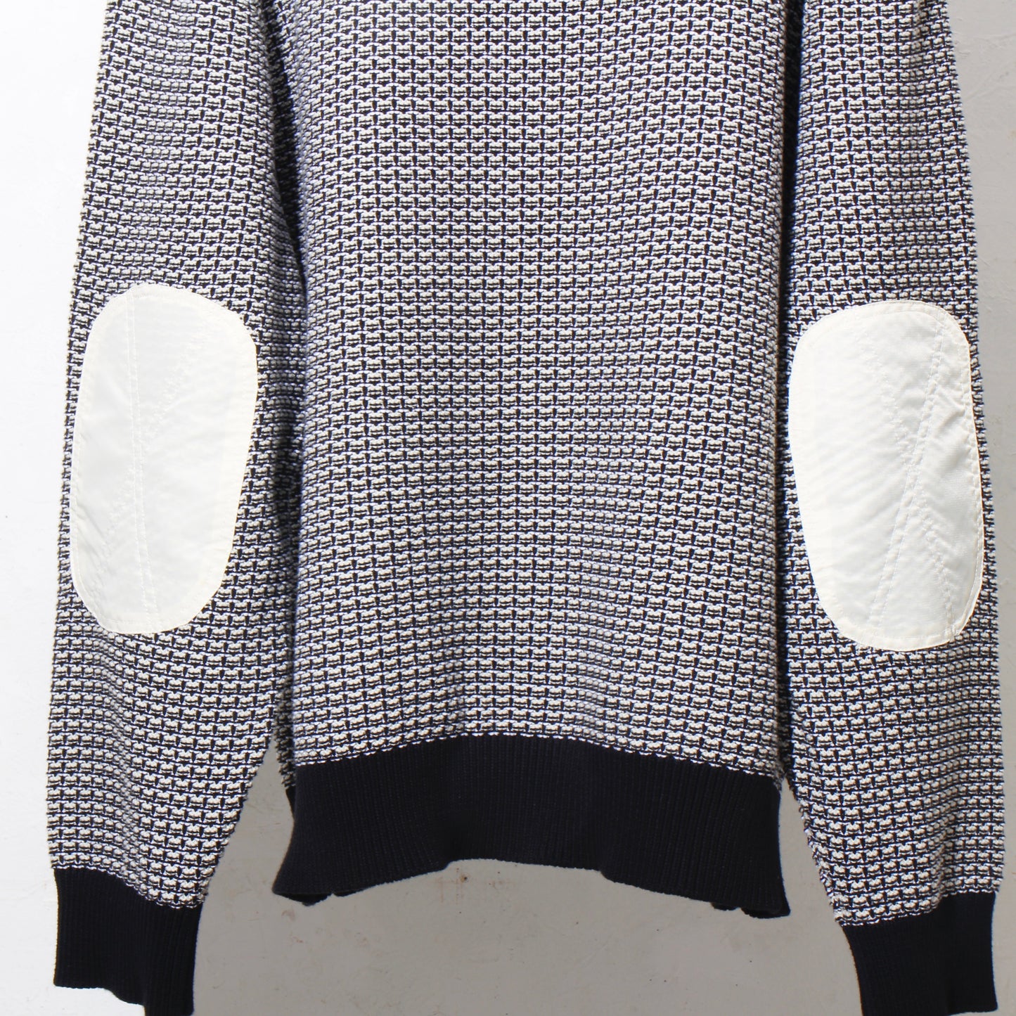 MIX KNIT SWEATER / grey