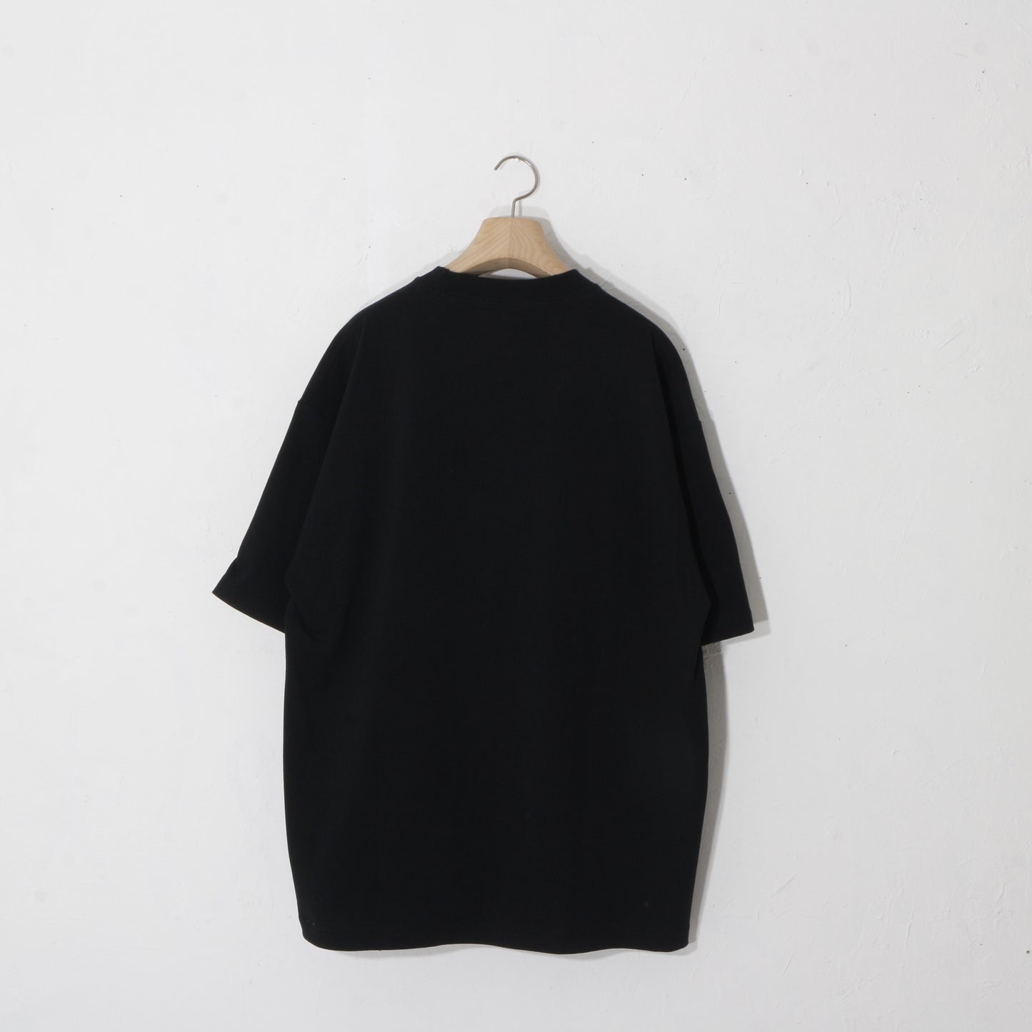 print T-shirt / yarn / bk
