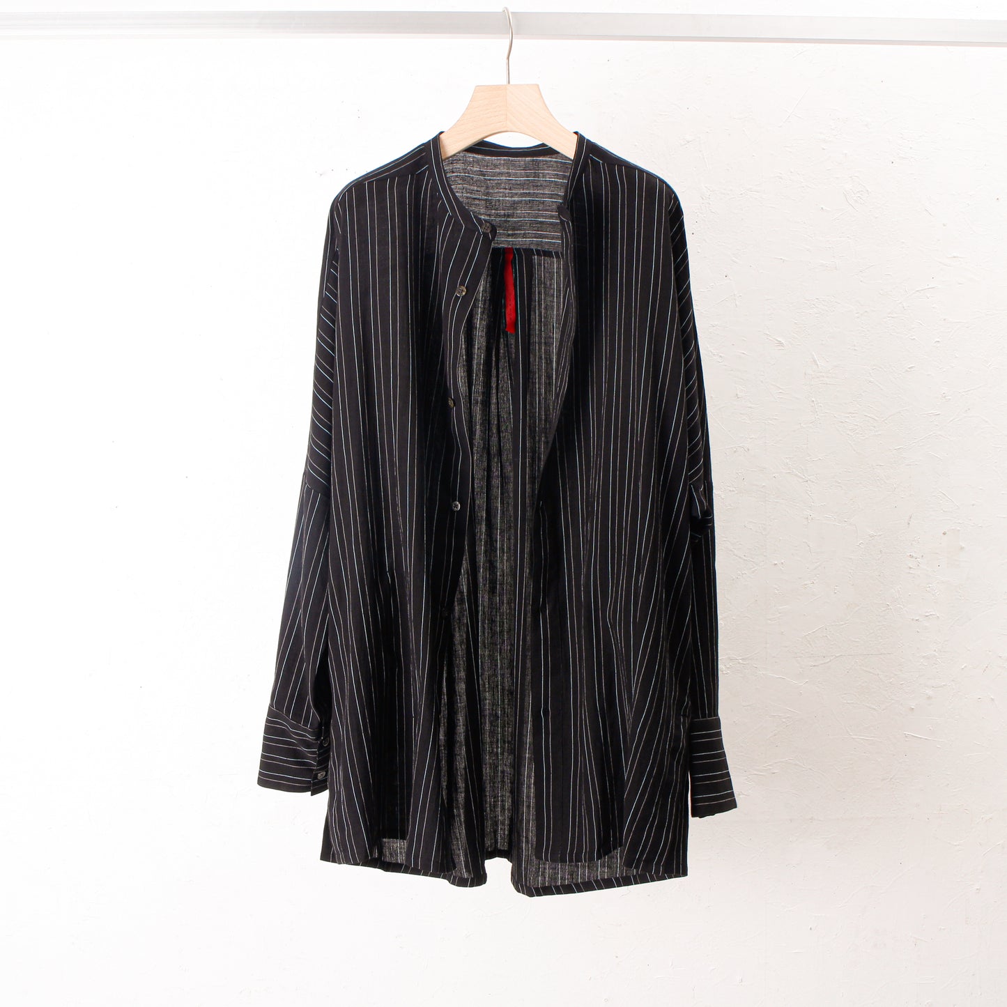 Pin-stripe KhadiCotton Long Shirt