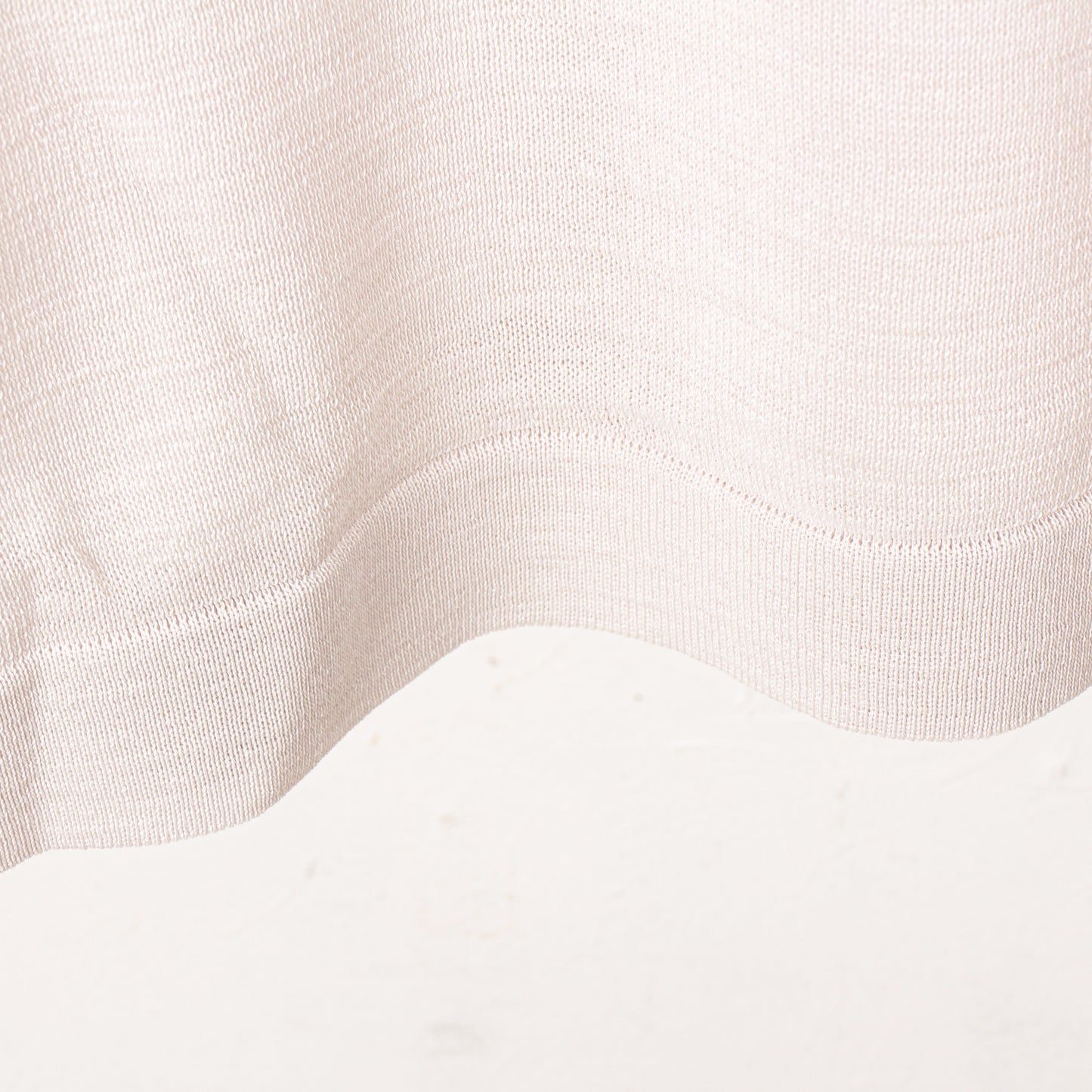 Light Gima Cotton Halfsleeve Pullover / wh
