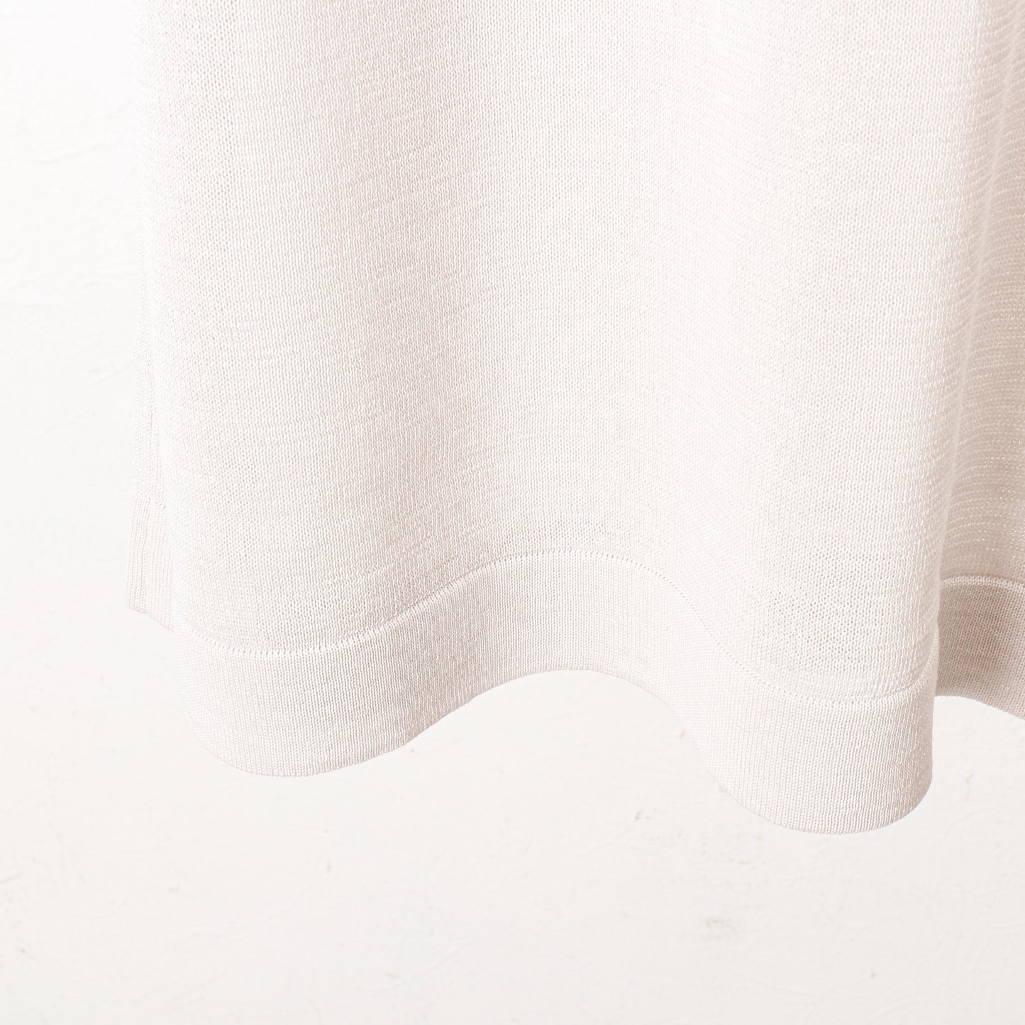 Light Gima Cotton Halfsleeve Pullover / wh