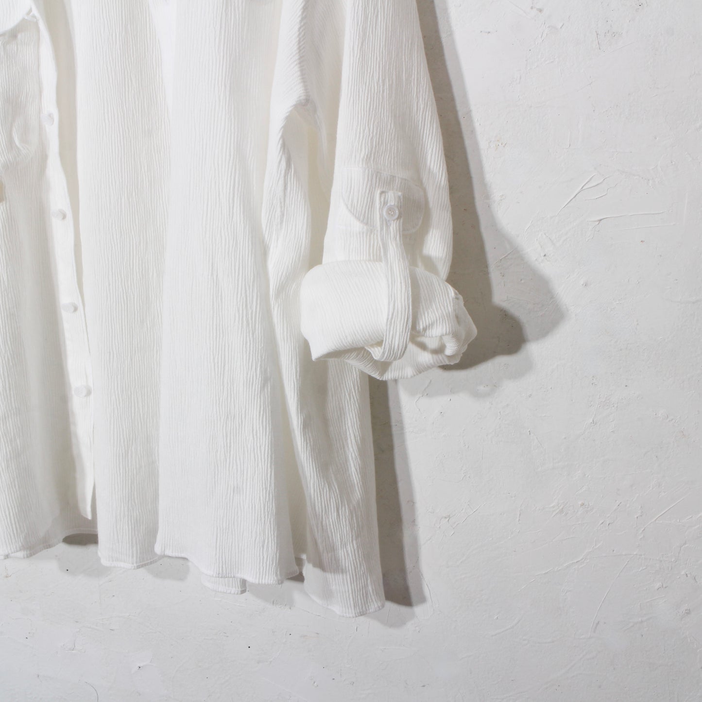 "eatable of many orders" / Celebration Scarf Shirts / off white