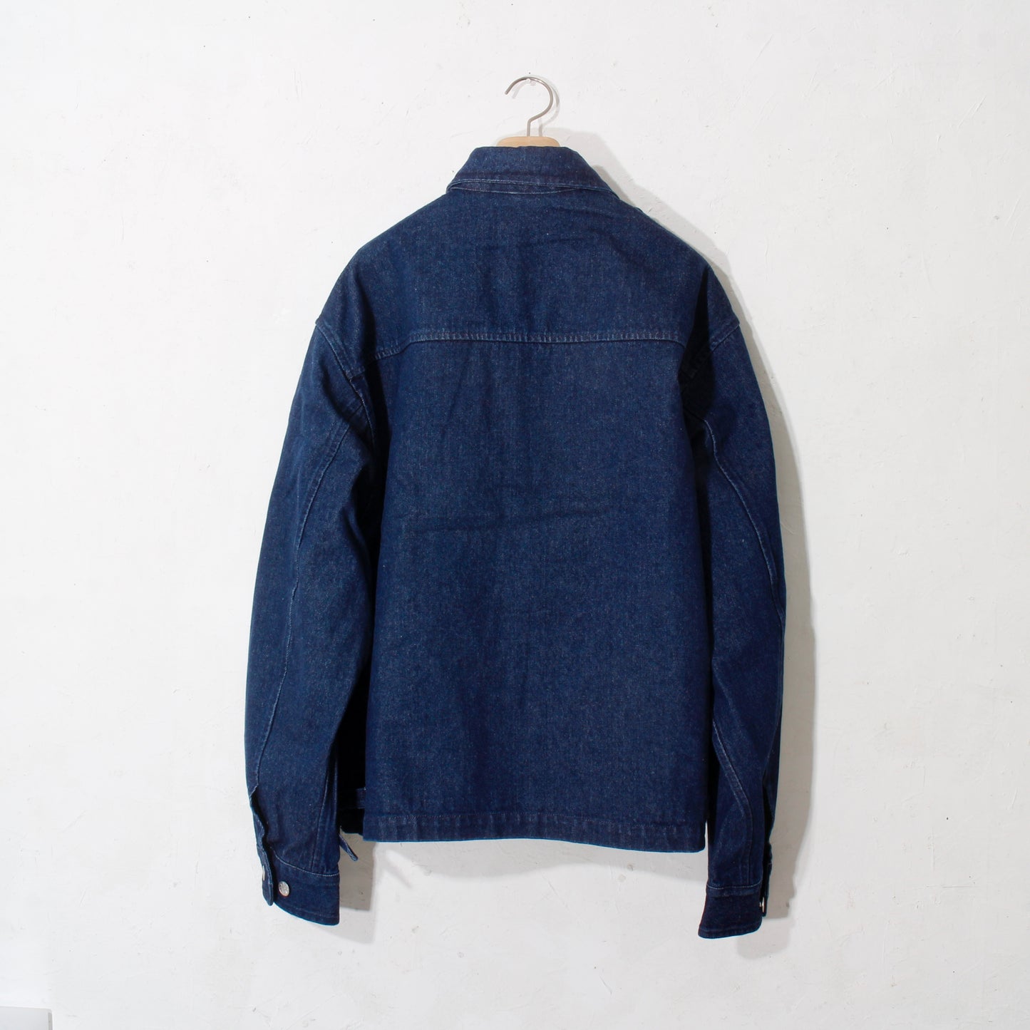 ZIP DENIM WORK JACKET / navy