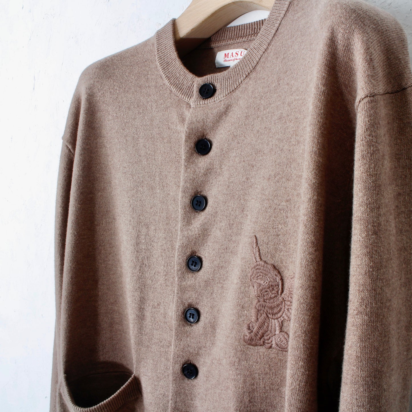 10 BUTTONS CARDIGAN / brown