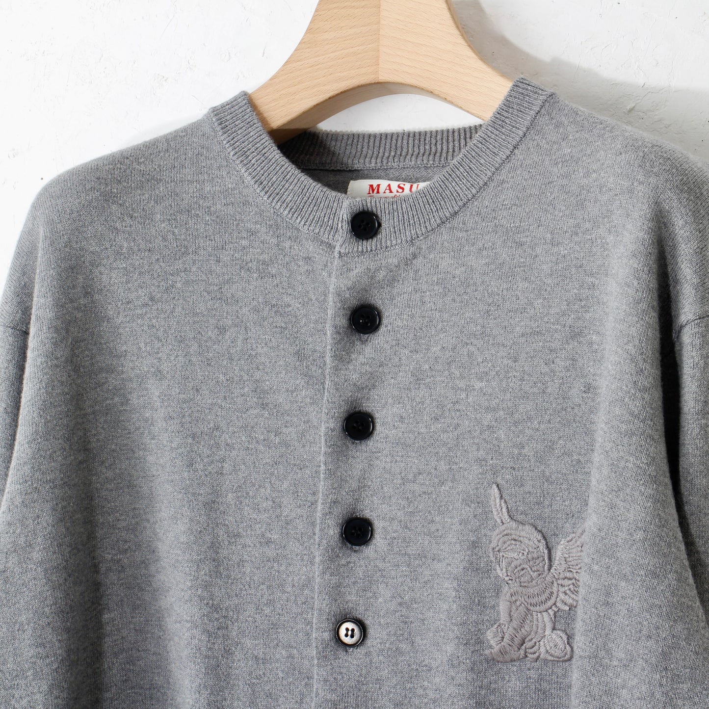 10 BUTTONS CARDIGAN /grey