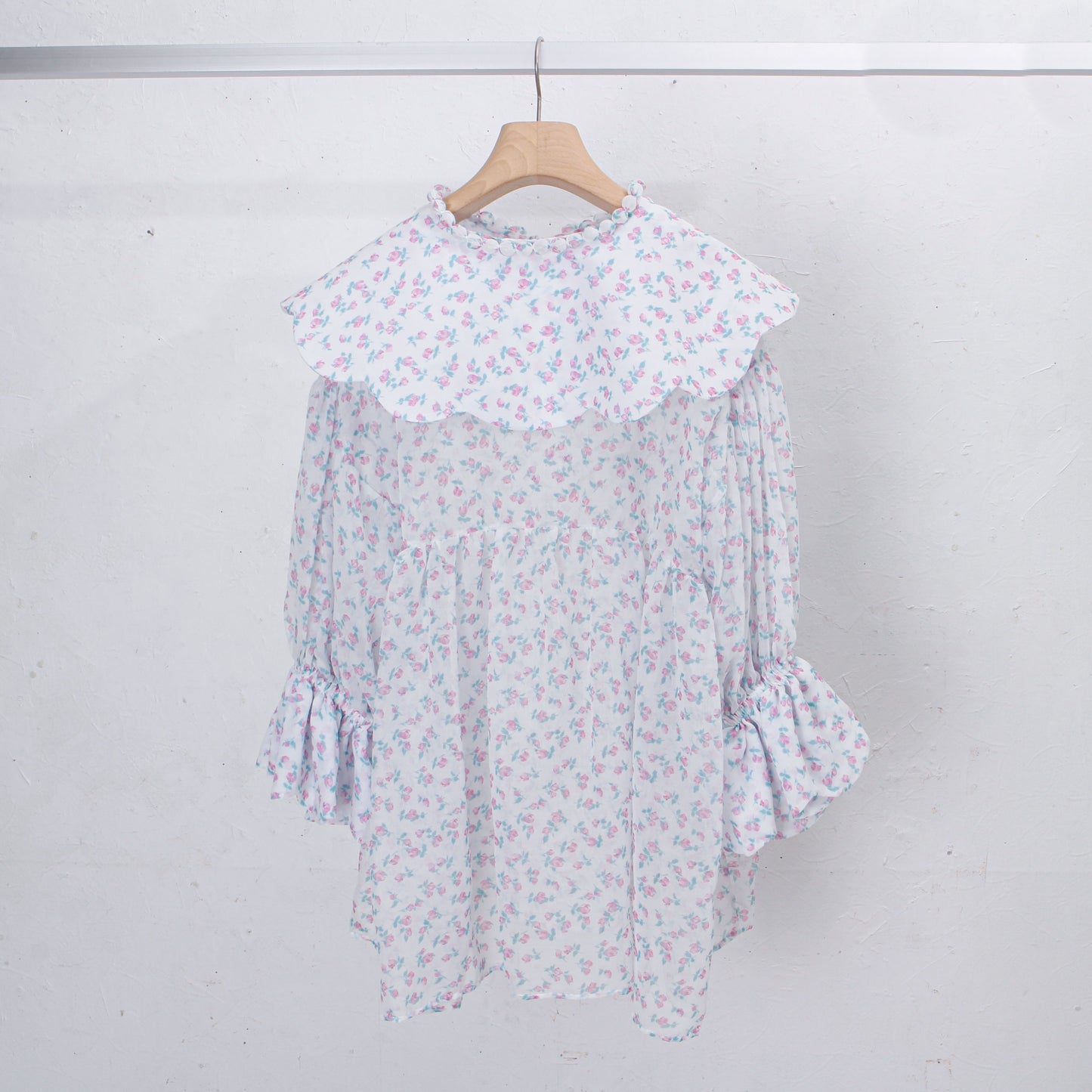 【custom order】natsumi osawa/pearl scalloped tunic※受注商品となります/9月2日(火)22:00締切となります