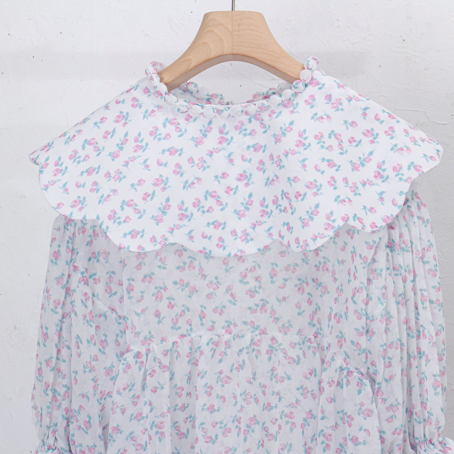 【custom order】natsumi osawa/pearl scalloped tunic※受注商品となります/9月2日(火)22:00締切となります