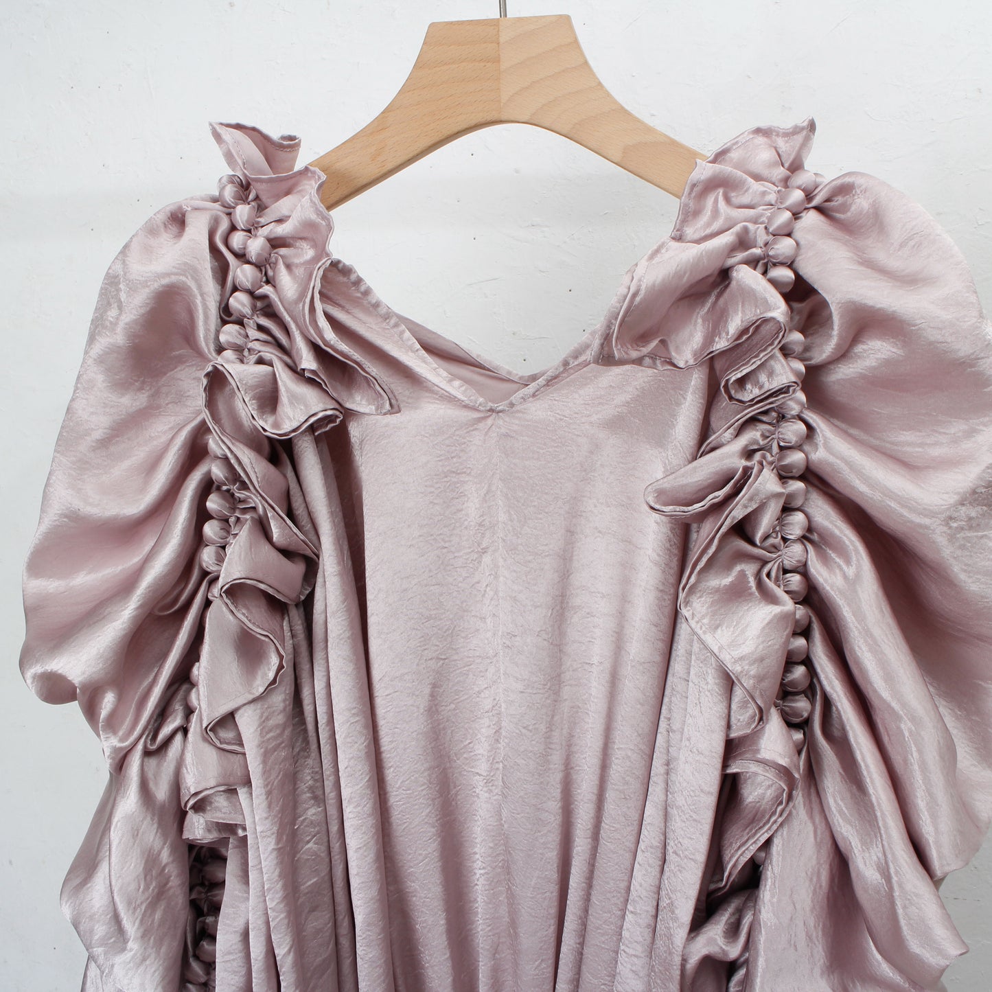 【custom order】natsumi osawa/papillon sleeve dress ※受注商品となります/9月2日(火)22:00締切となります