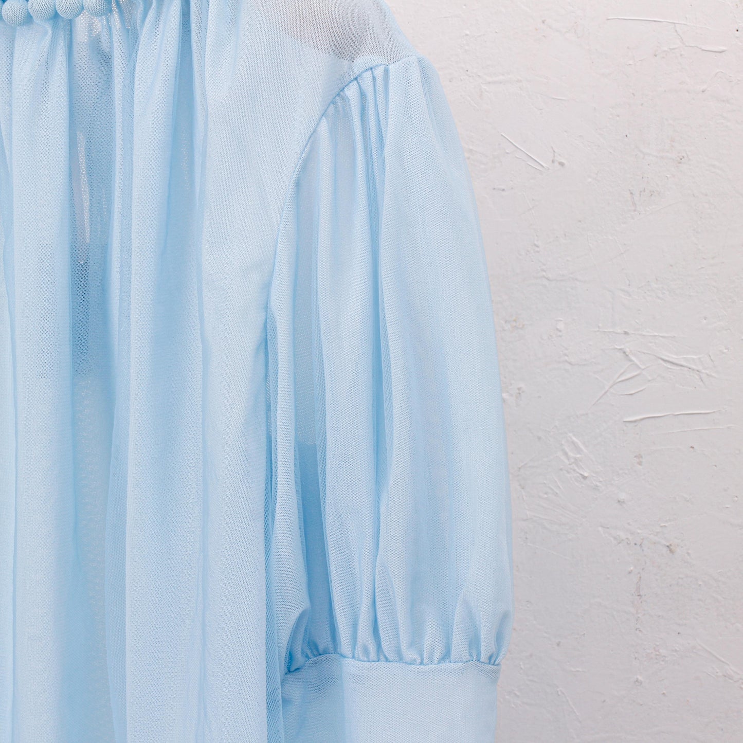natsumi osawa/Tulle shibori tops #blue