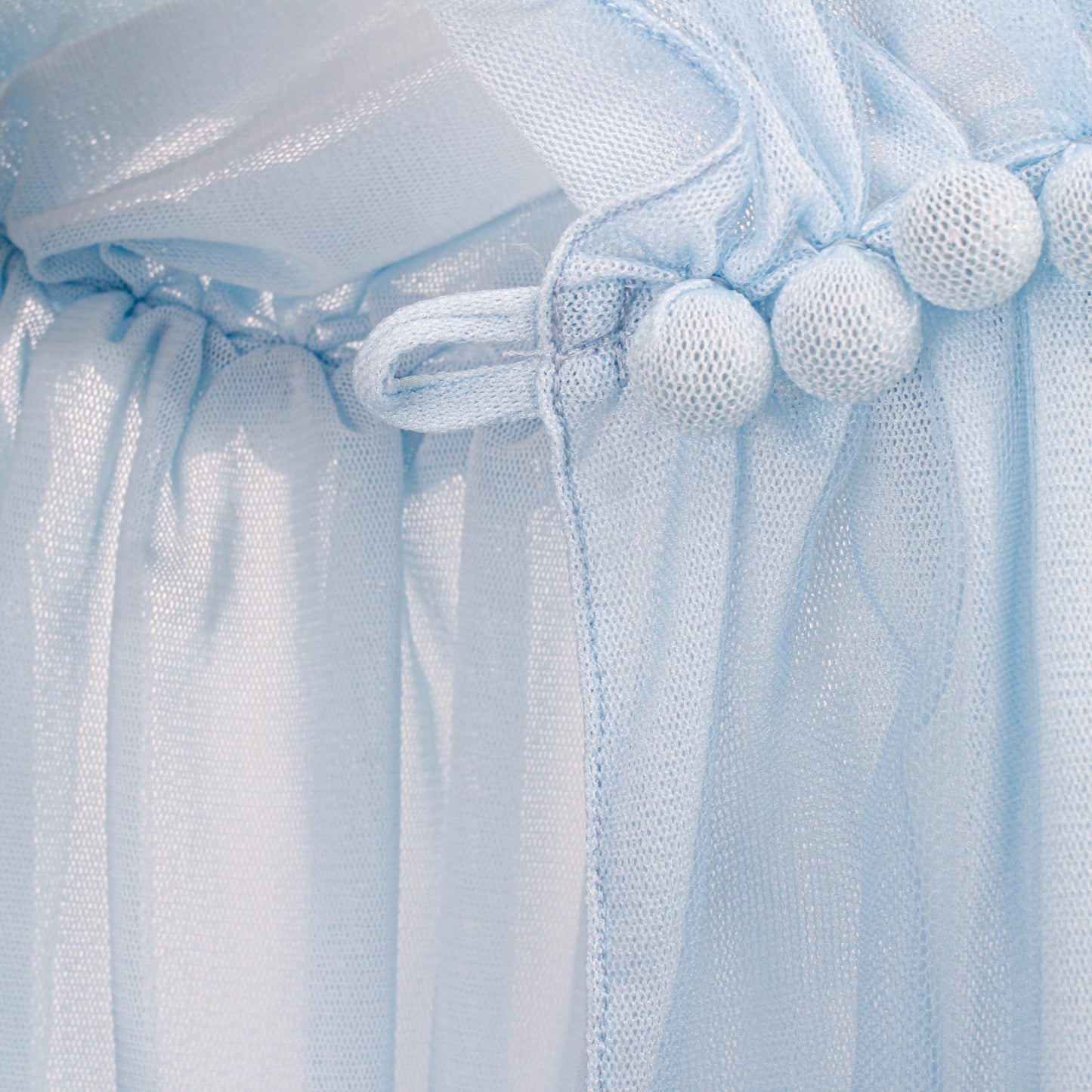 natsumi osawa/Tulle shibori tops #blue