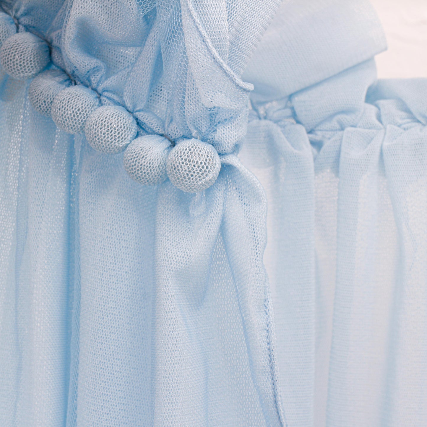 natsumi osawa/Tulle shibori tops #blue