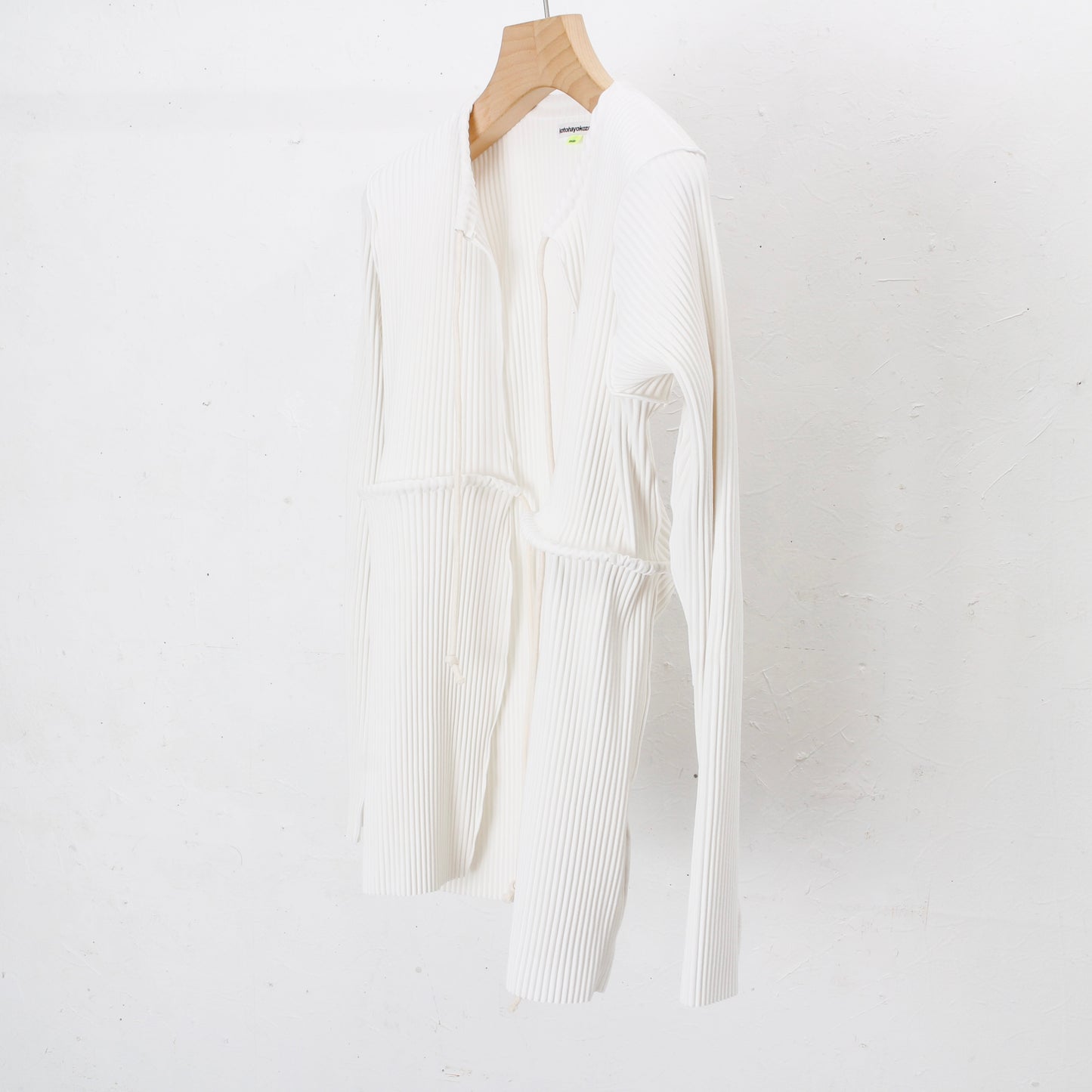 to do kotohayokozawa /CRISP ROPE CARDIGAN / white