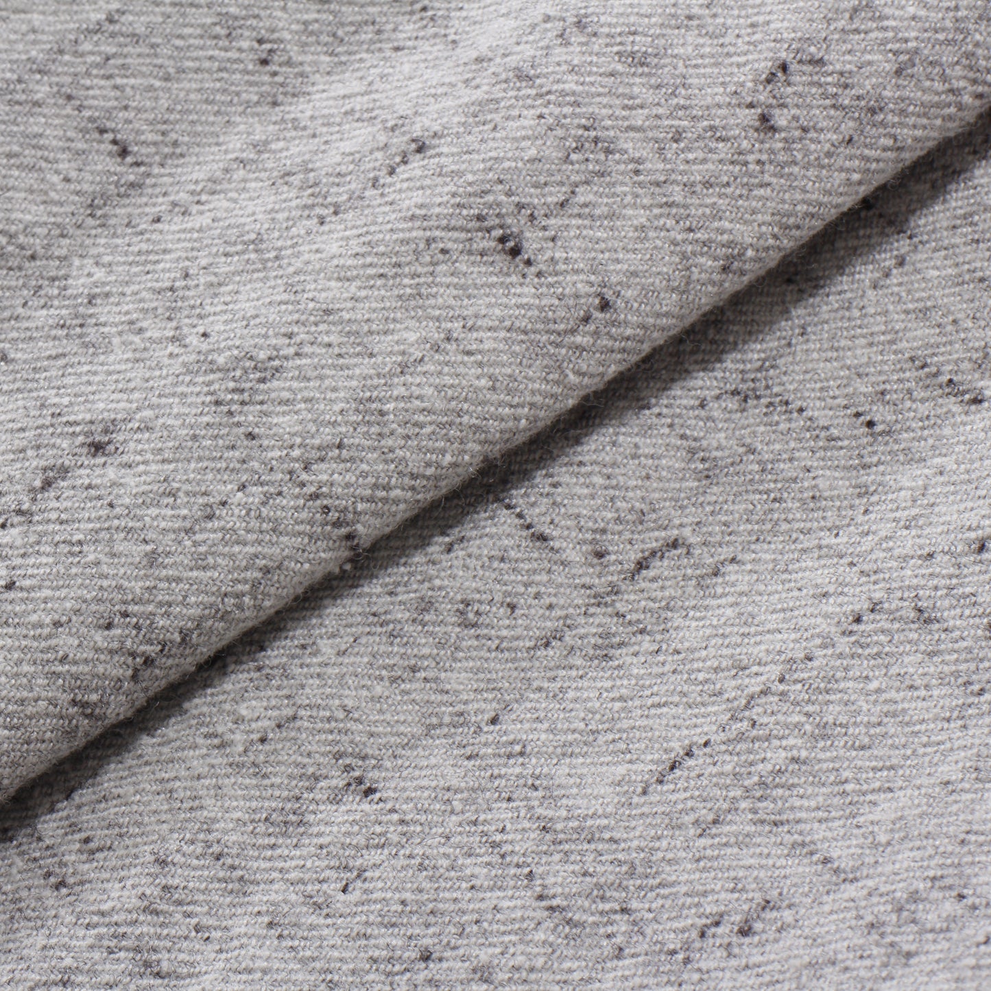 Stone Nep Straight Wide Slacks / white