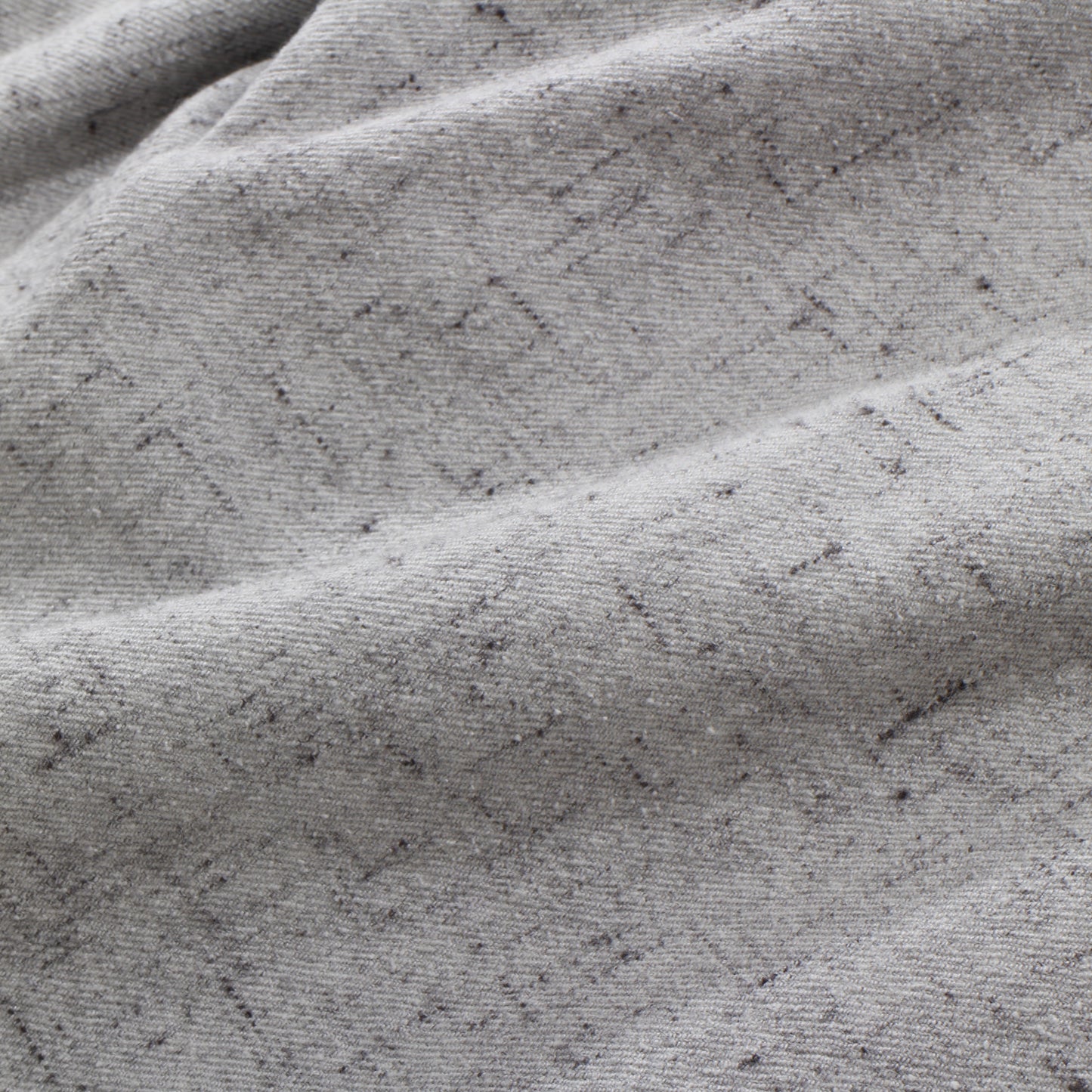Stone Nep Straight Wide Slacks / white