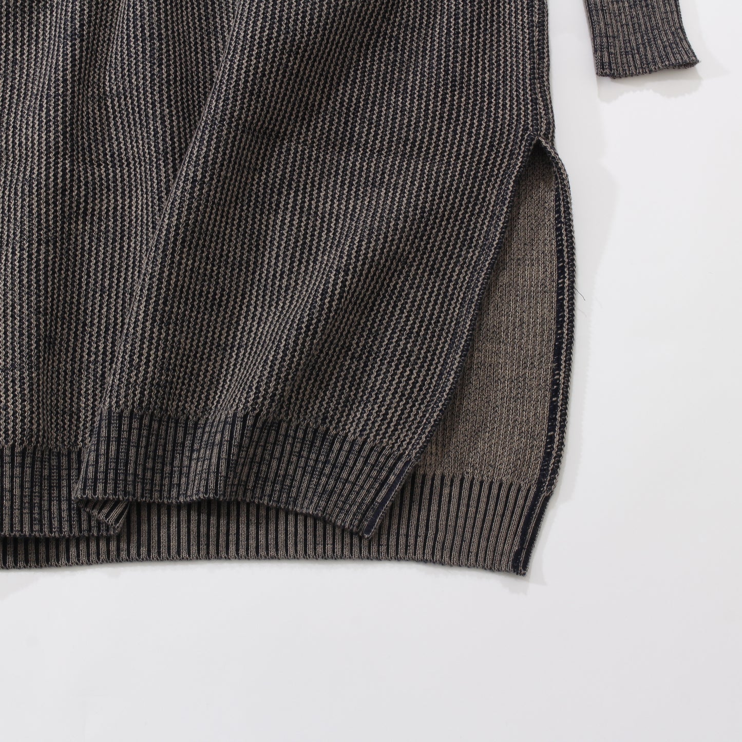 Plating Knit Cocoon Dress/beige