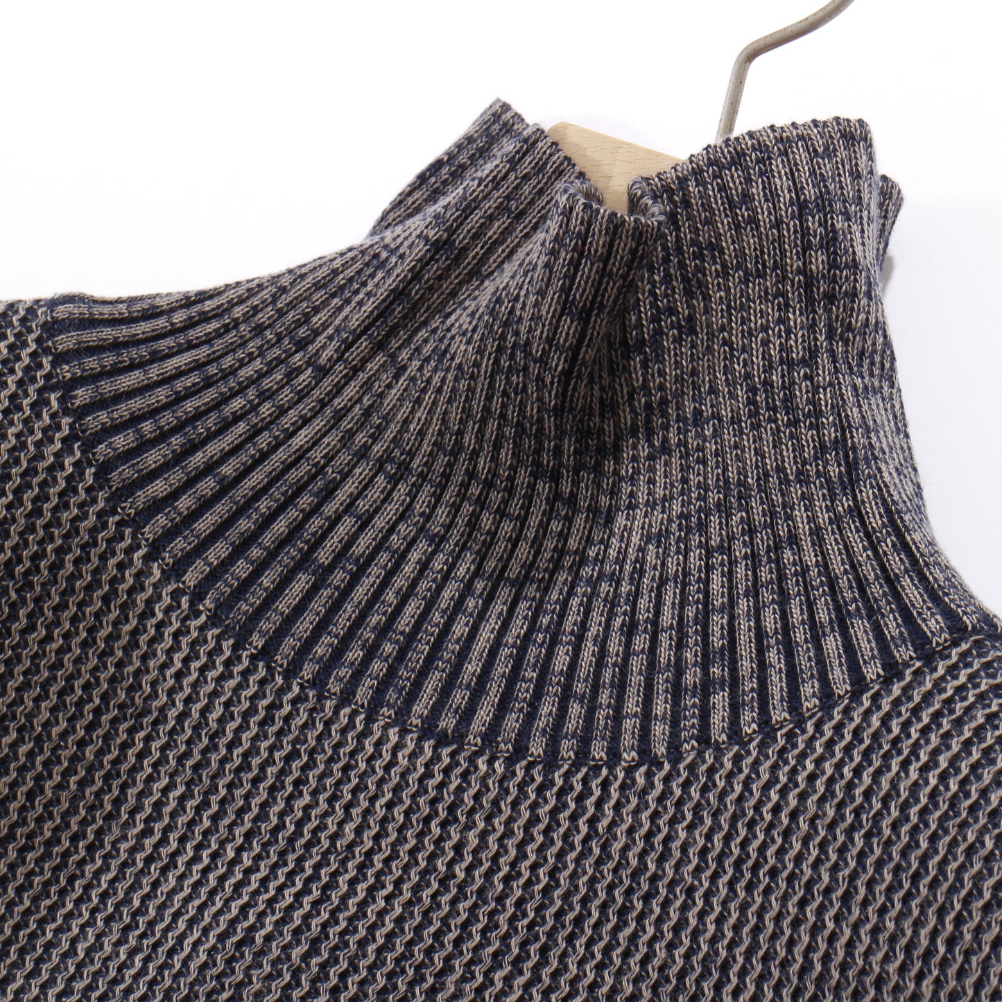 Plating Knit Cocoon Dress/beige