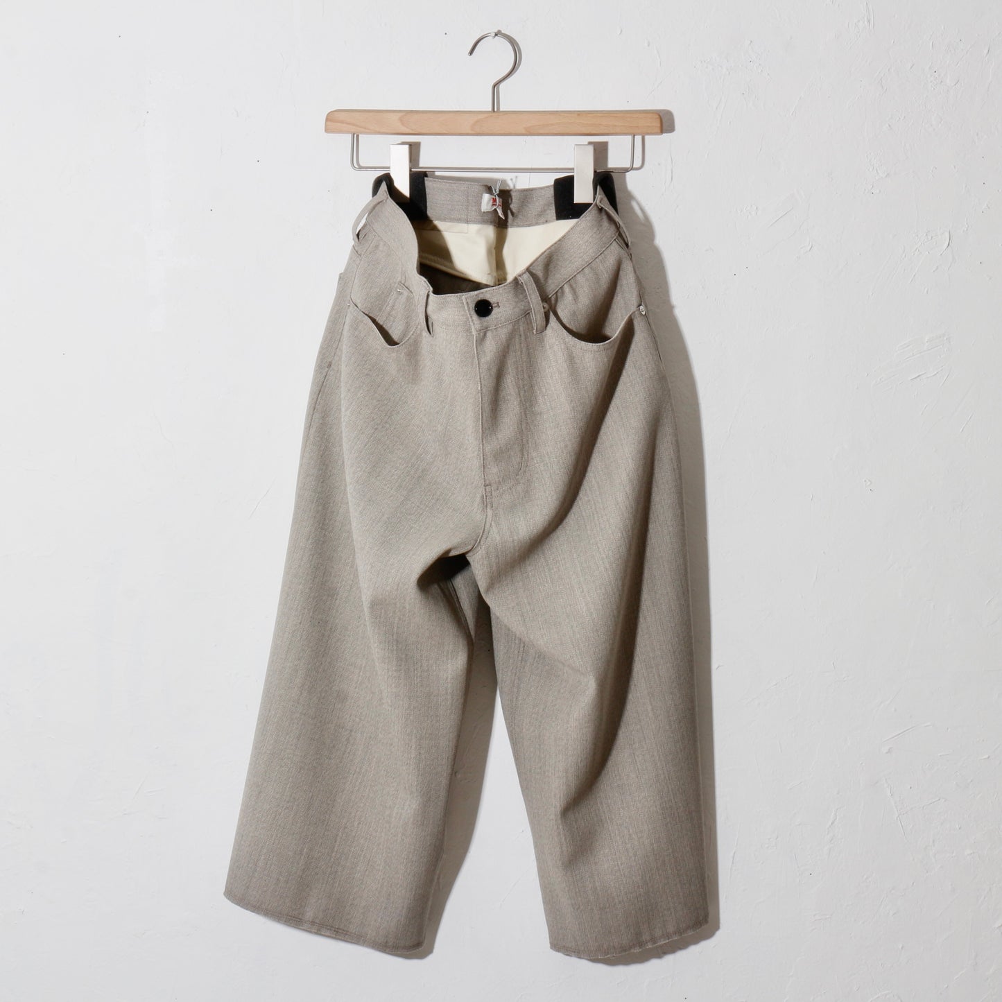 CANVAS SHORTS / white birch