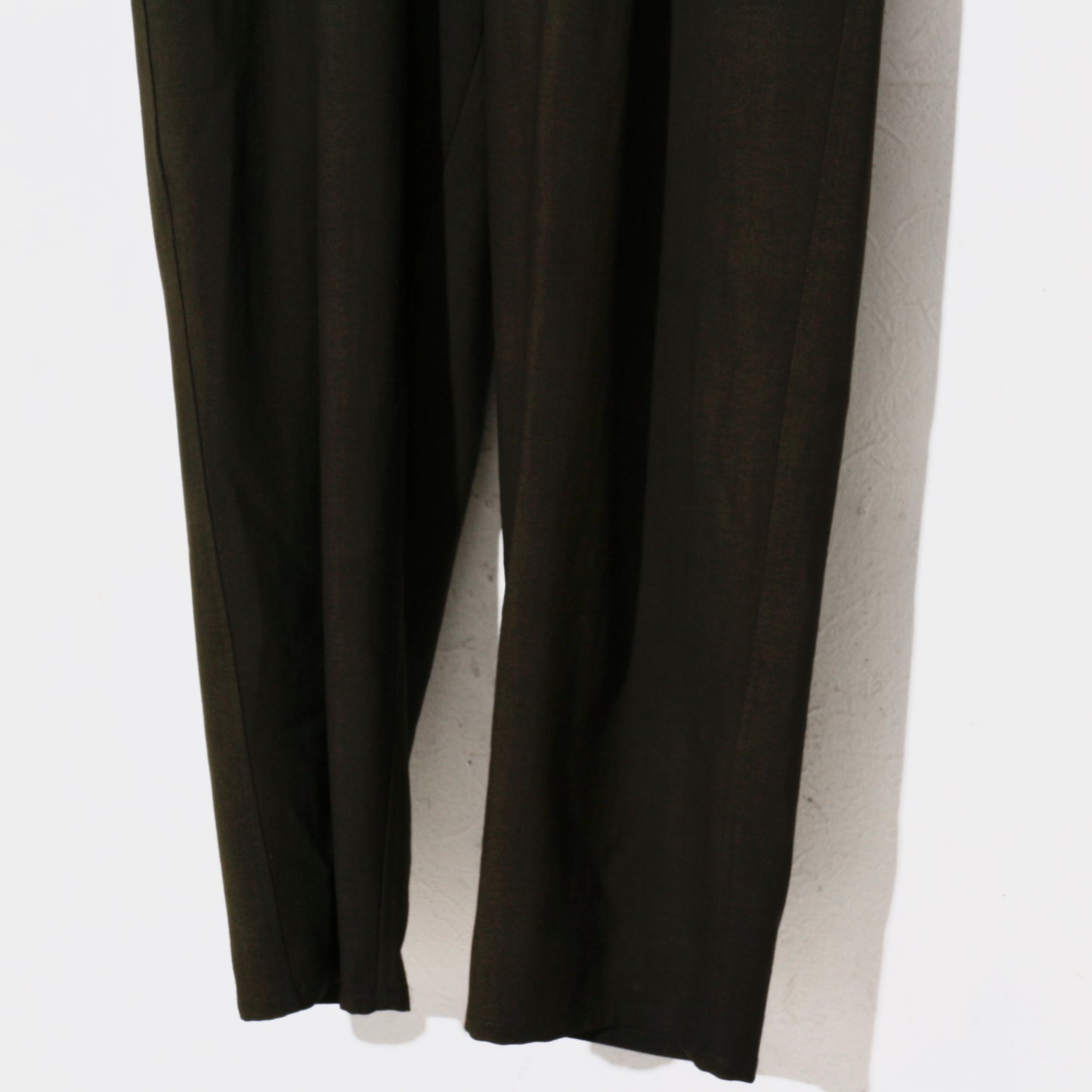 Uneven Dyed Jump Suit / D.green