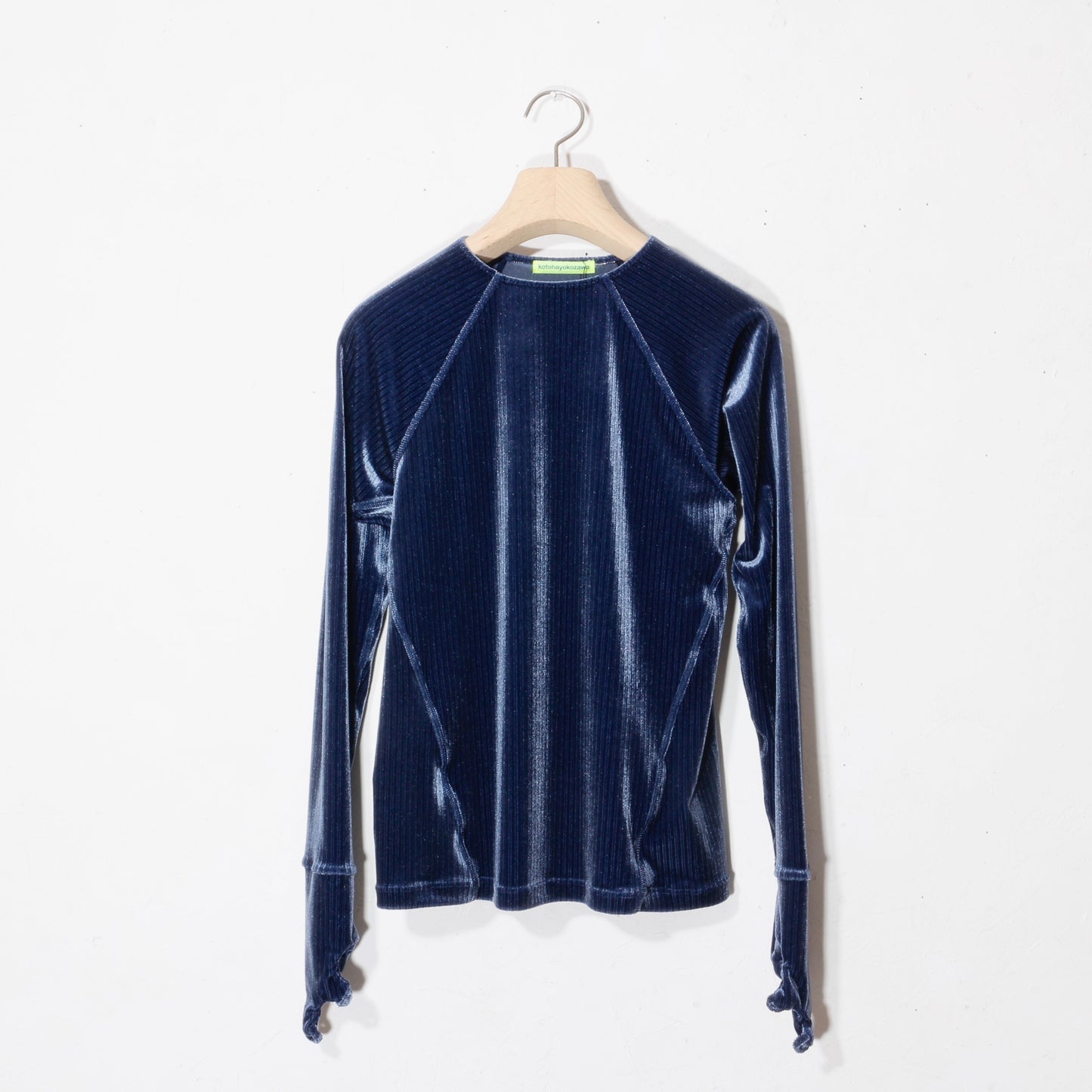 FLEX VELVET CUFF-GLOVE LONG TEE / navy